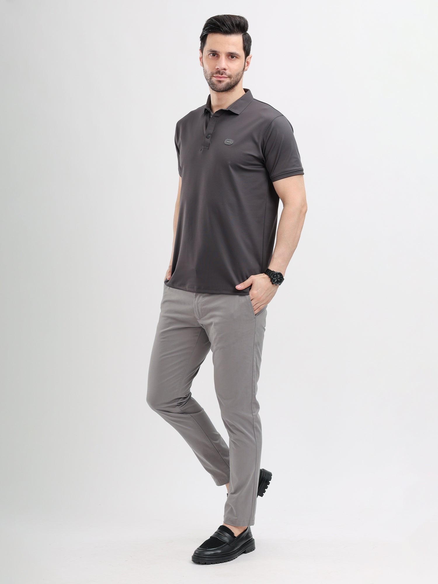 M Excess Grey All Day Chinos