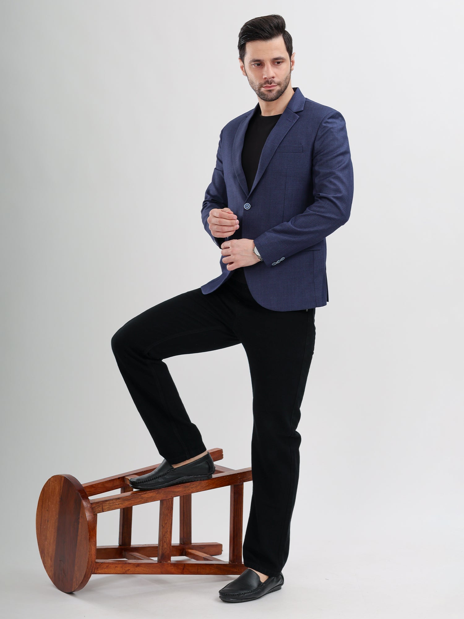 M Excess Blue Formal Blazer