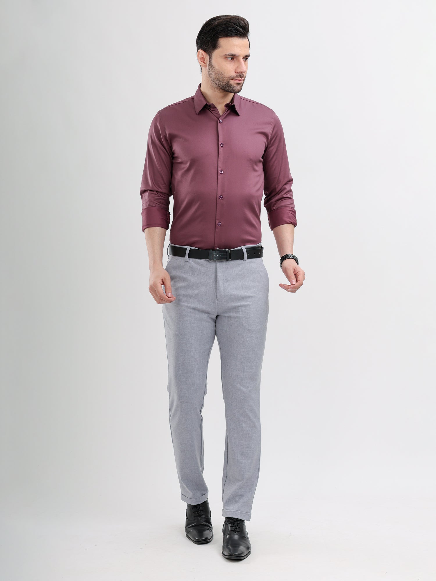 M Excess Dark Pink Signature Shirt