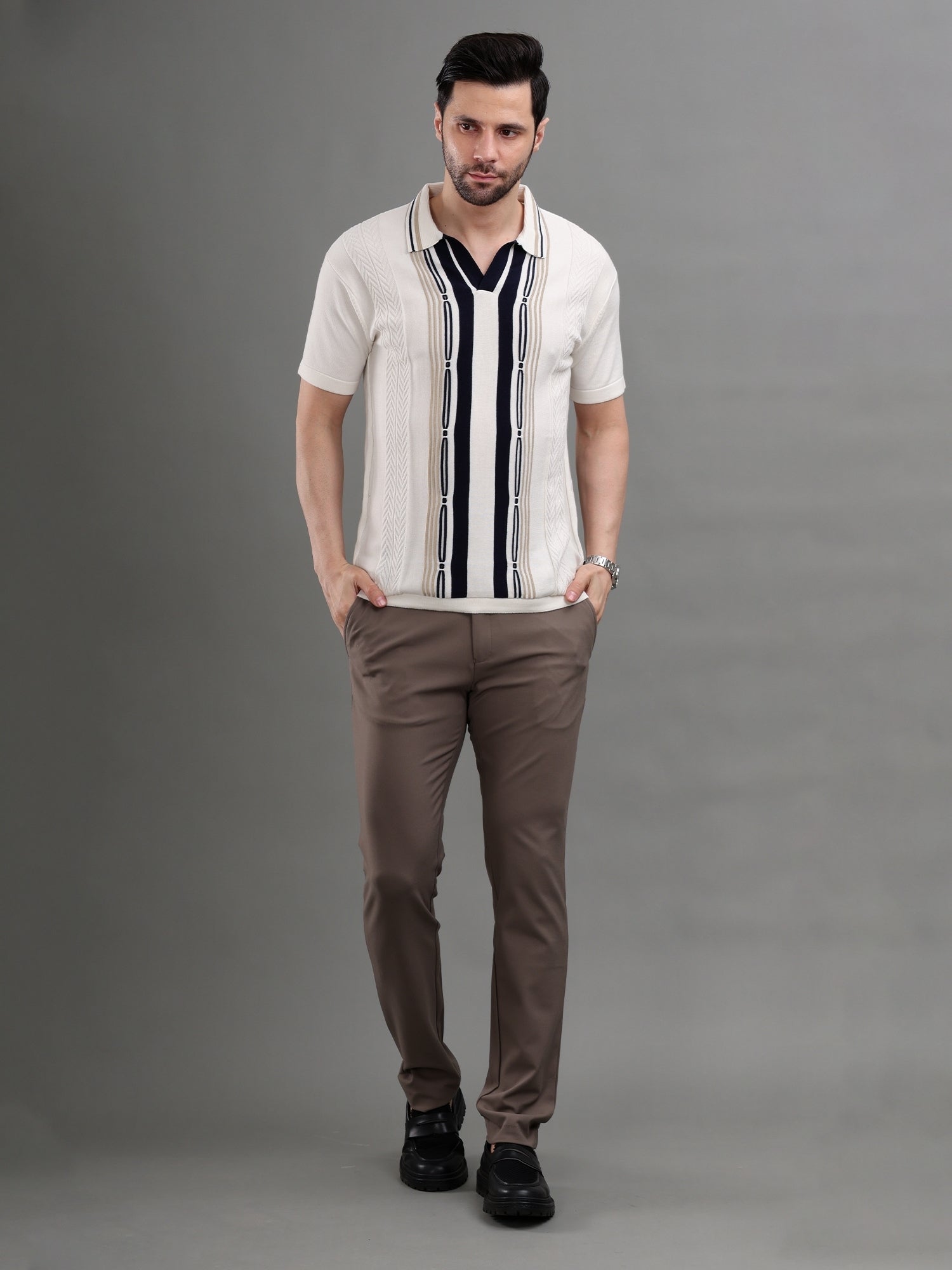 M Excess Brown Travel Pants