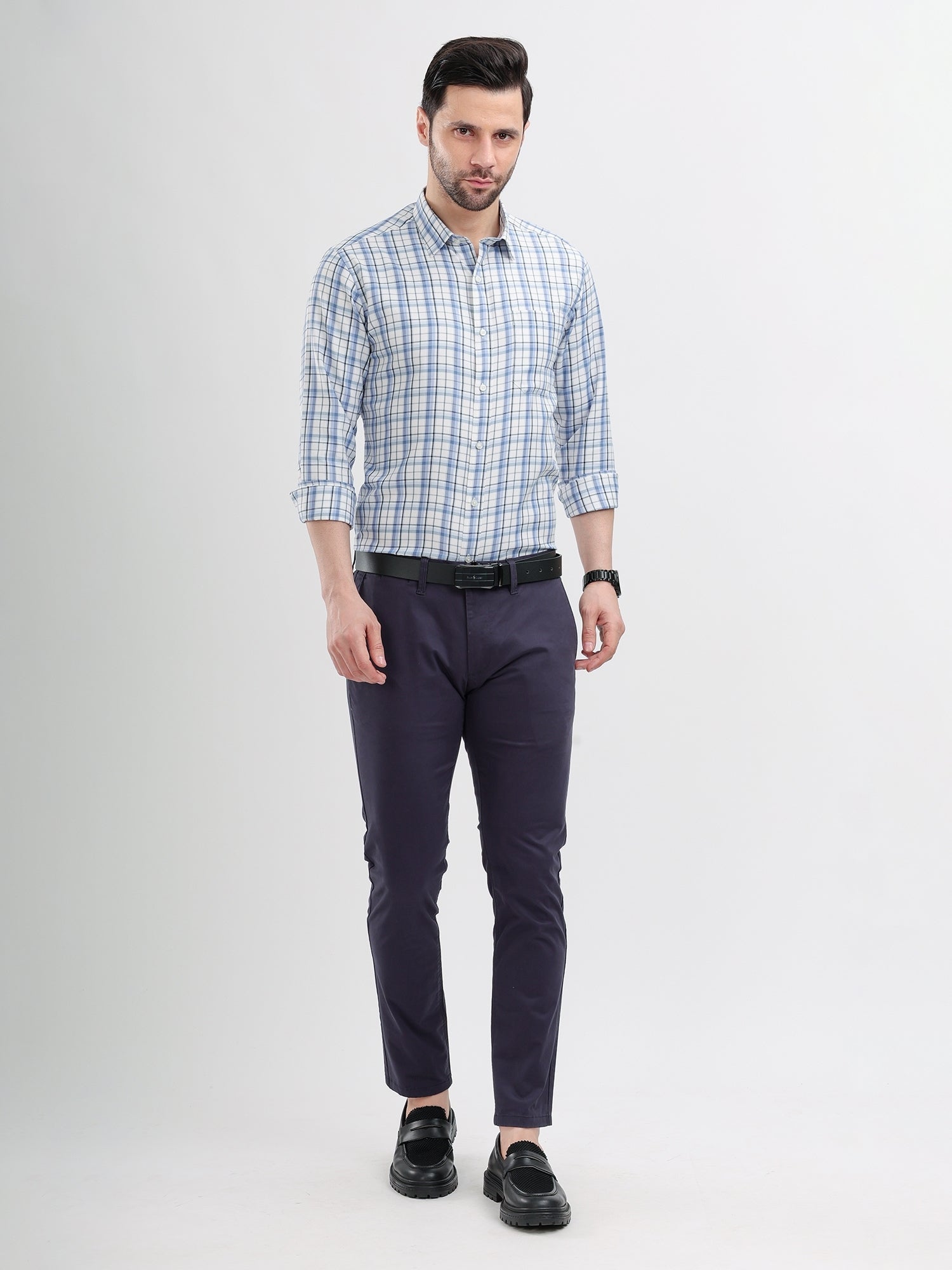 M Excess Navy Blue All Day Chinos