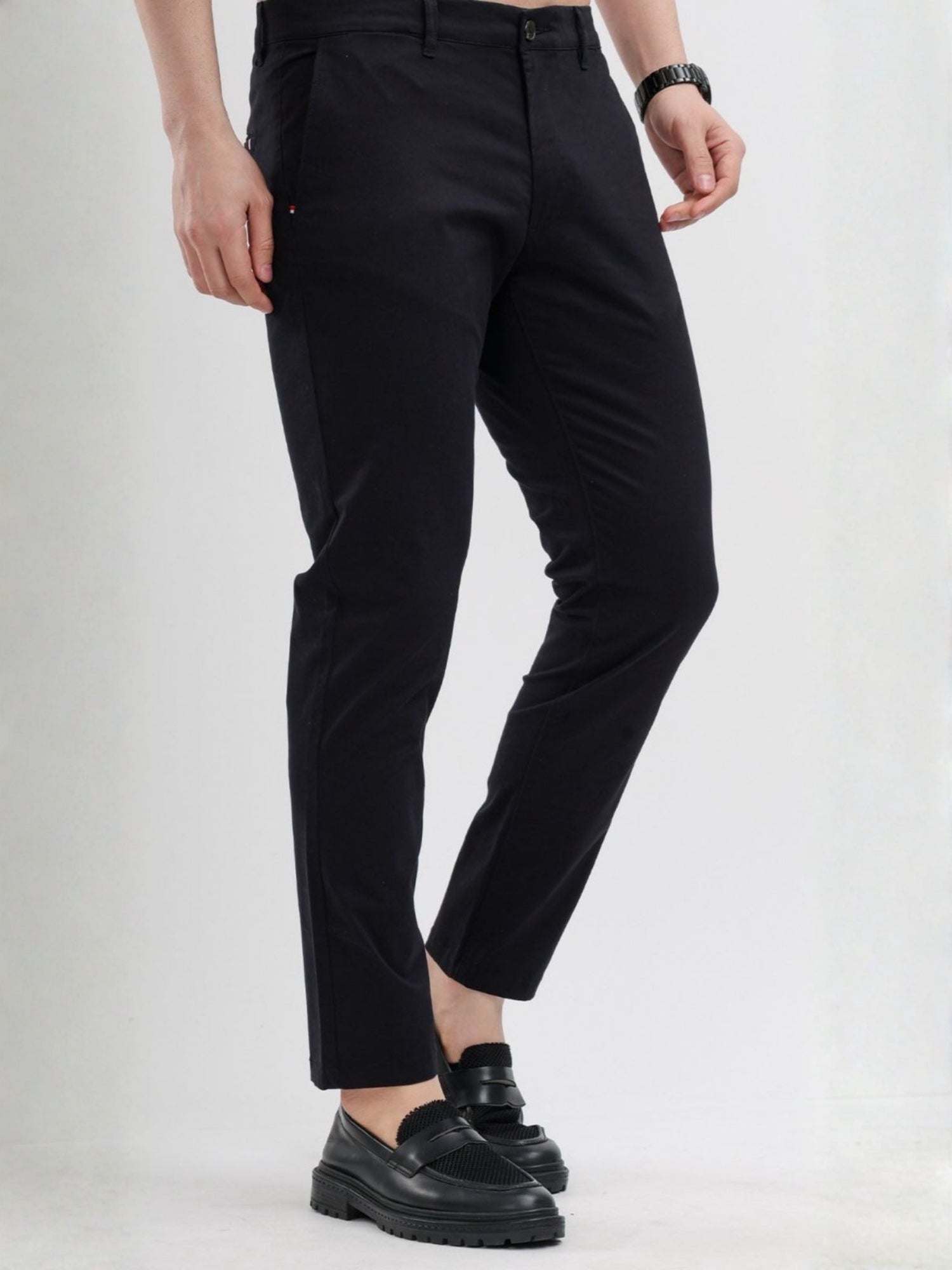 M Excess Black All Day Chinos