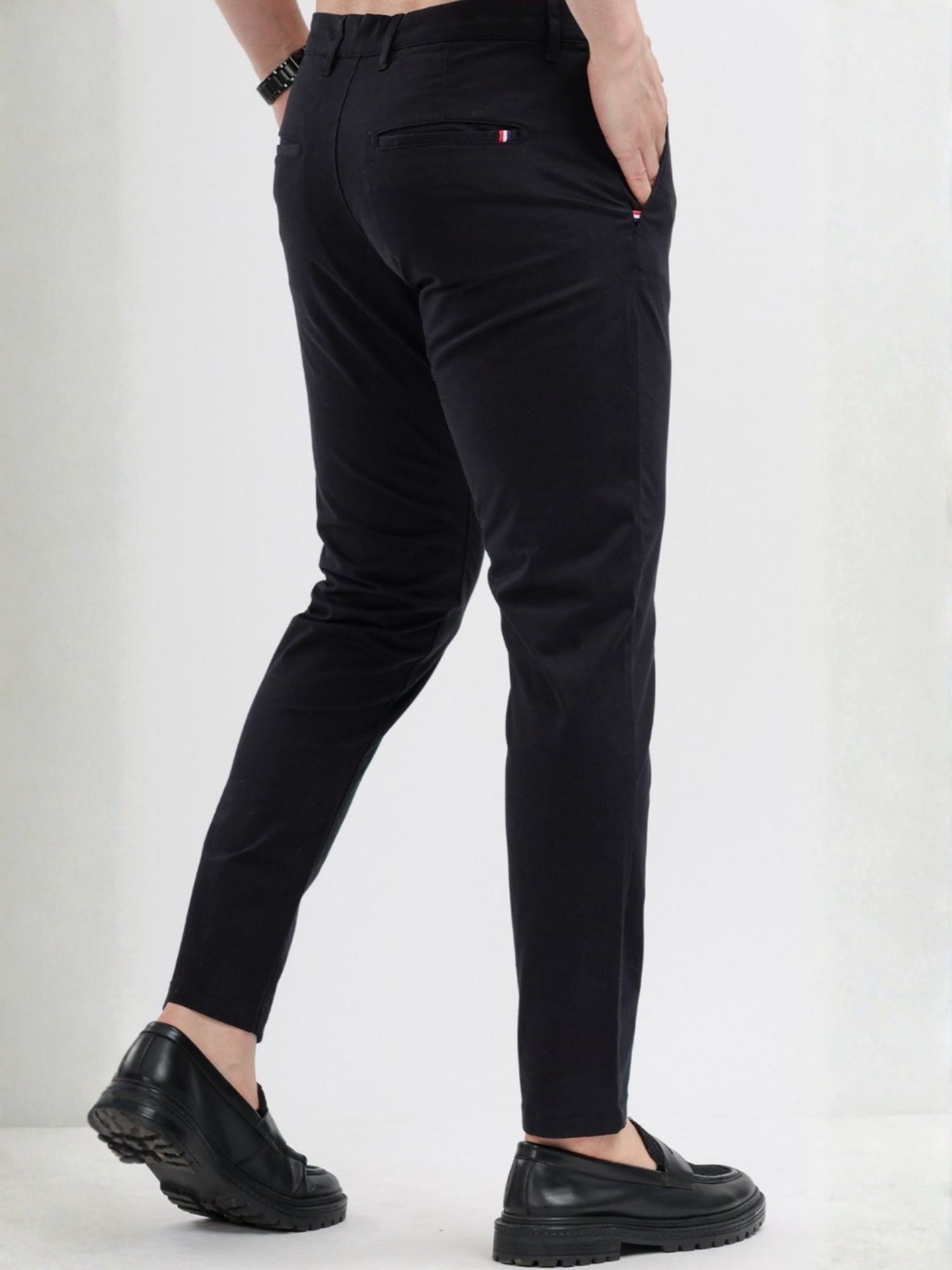 M Excess Black All Day Chinos