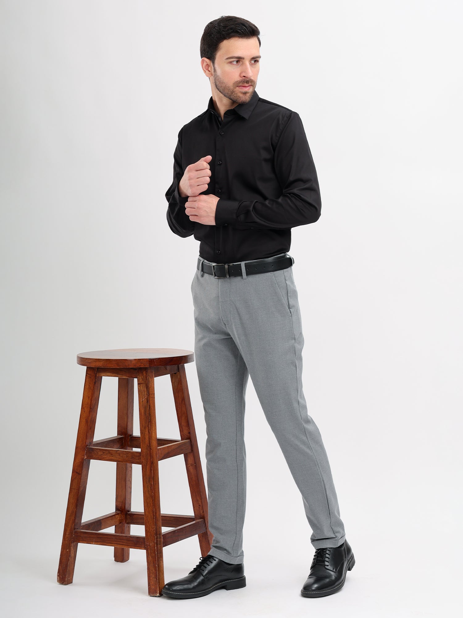 M Excess Black Signature Shirt