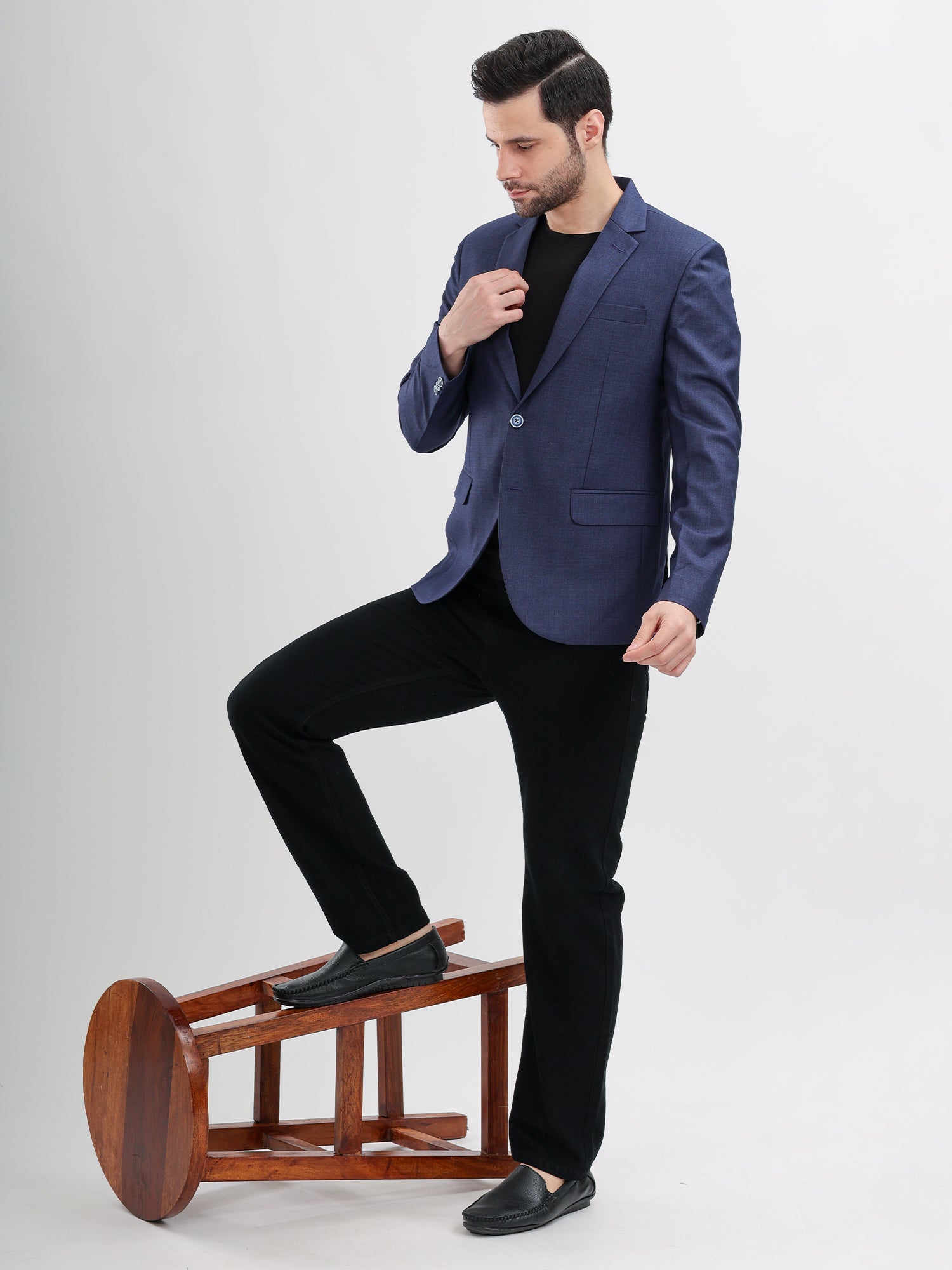 M Excess Blue Formal Blazer