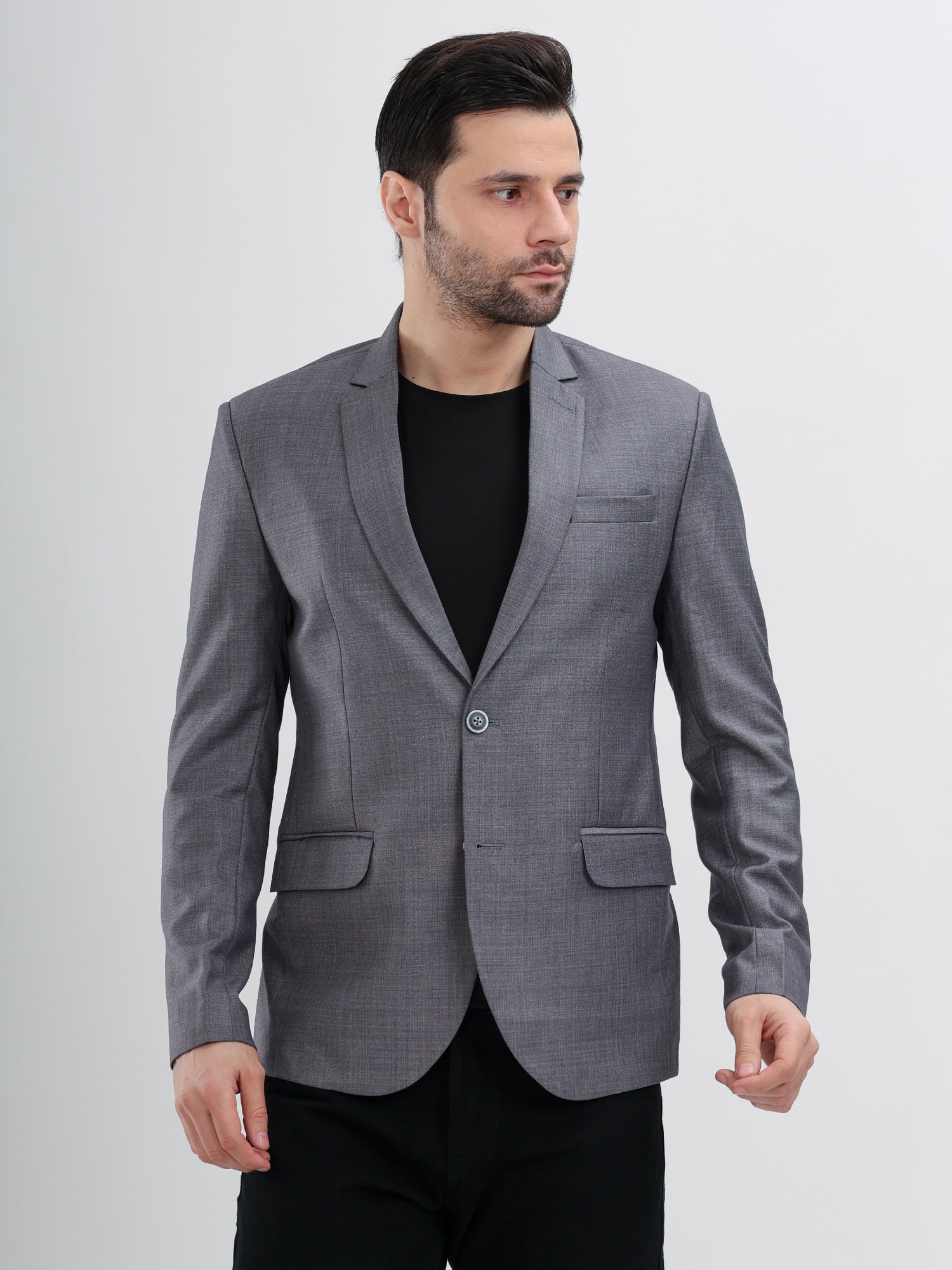 M Excess Grey Formal Blazer