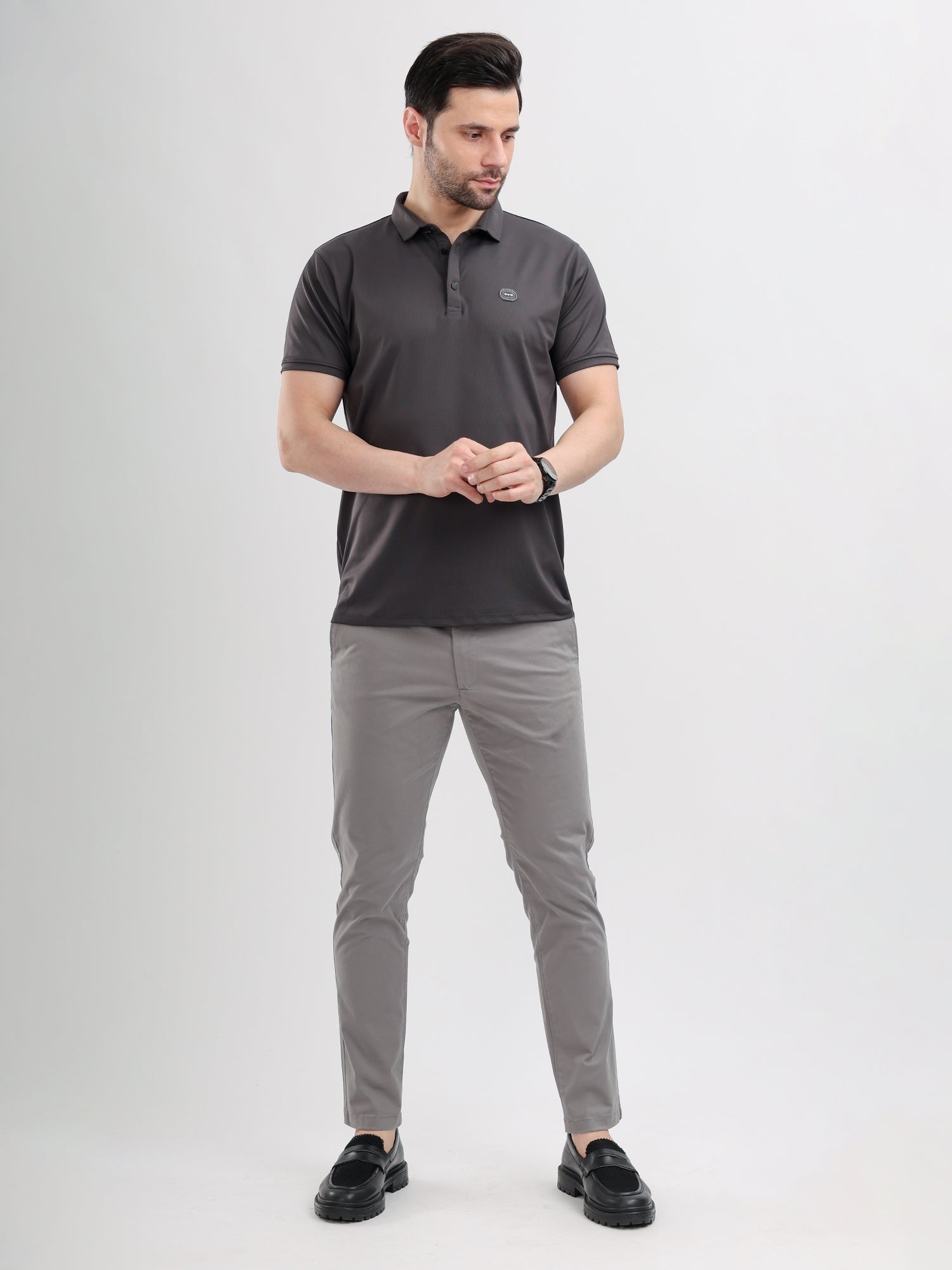 M Excess Grey All Day Chinos