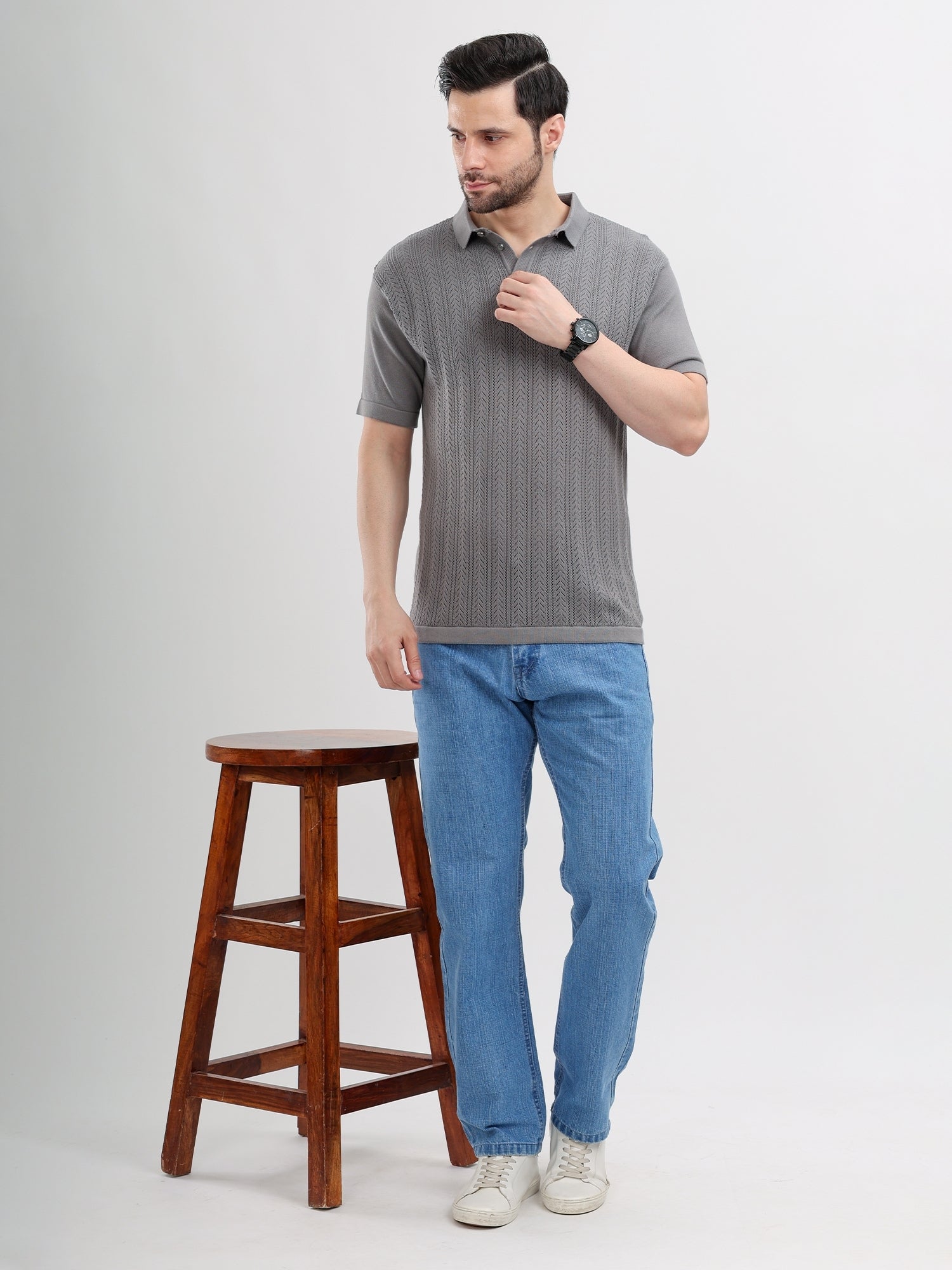 M Excess Light Blue Relaxed Fit Jeans