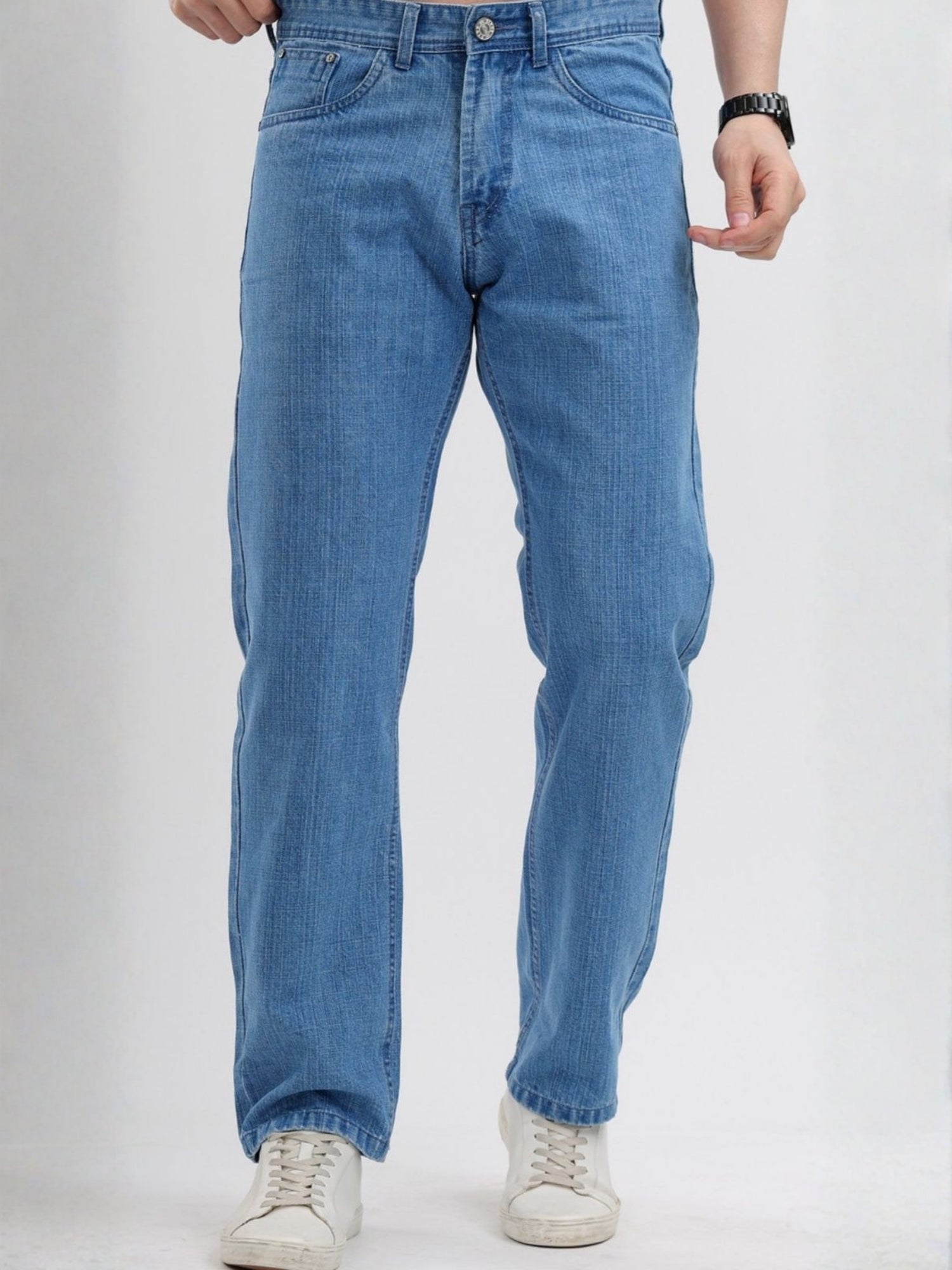M Excess Light Blue Relaxed Fit Jeans