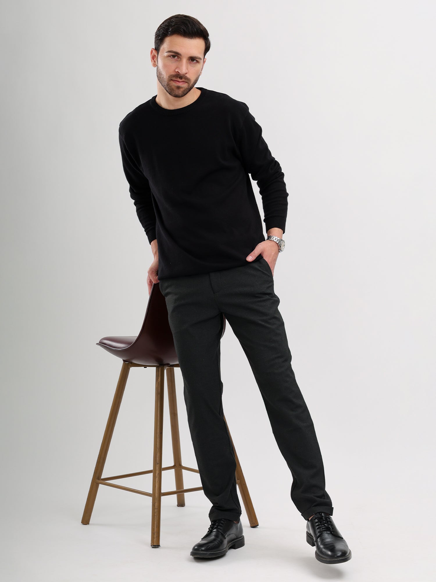 M Excess Black Sweater