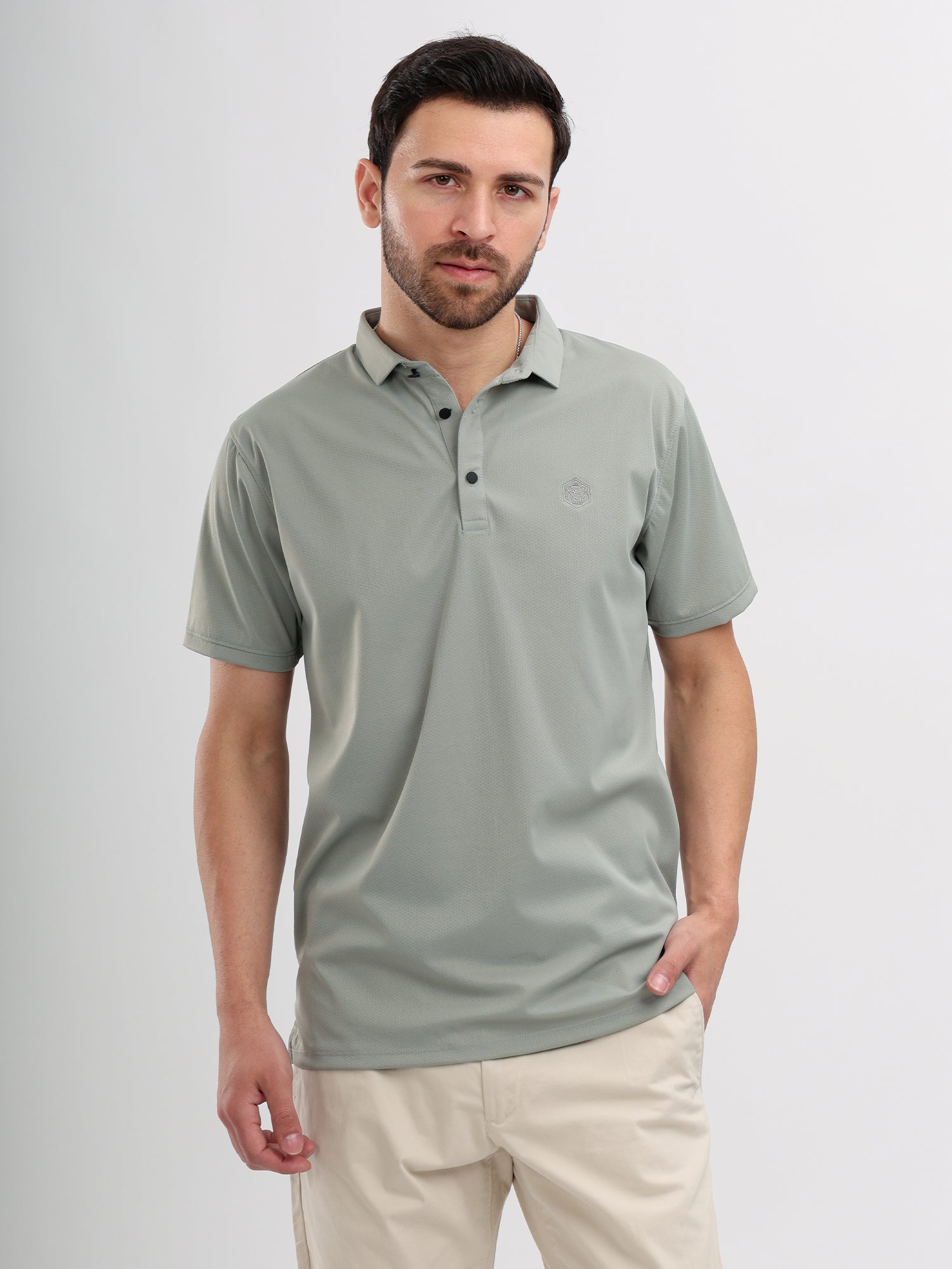 M Excess Sea Green Classic Polo