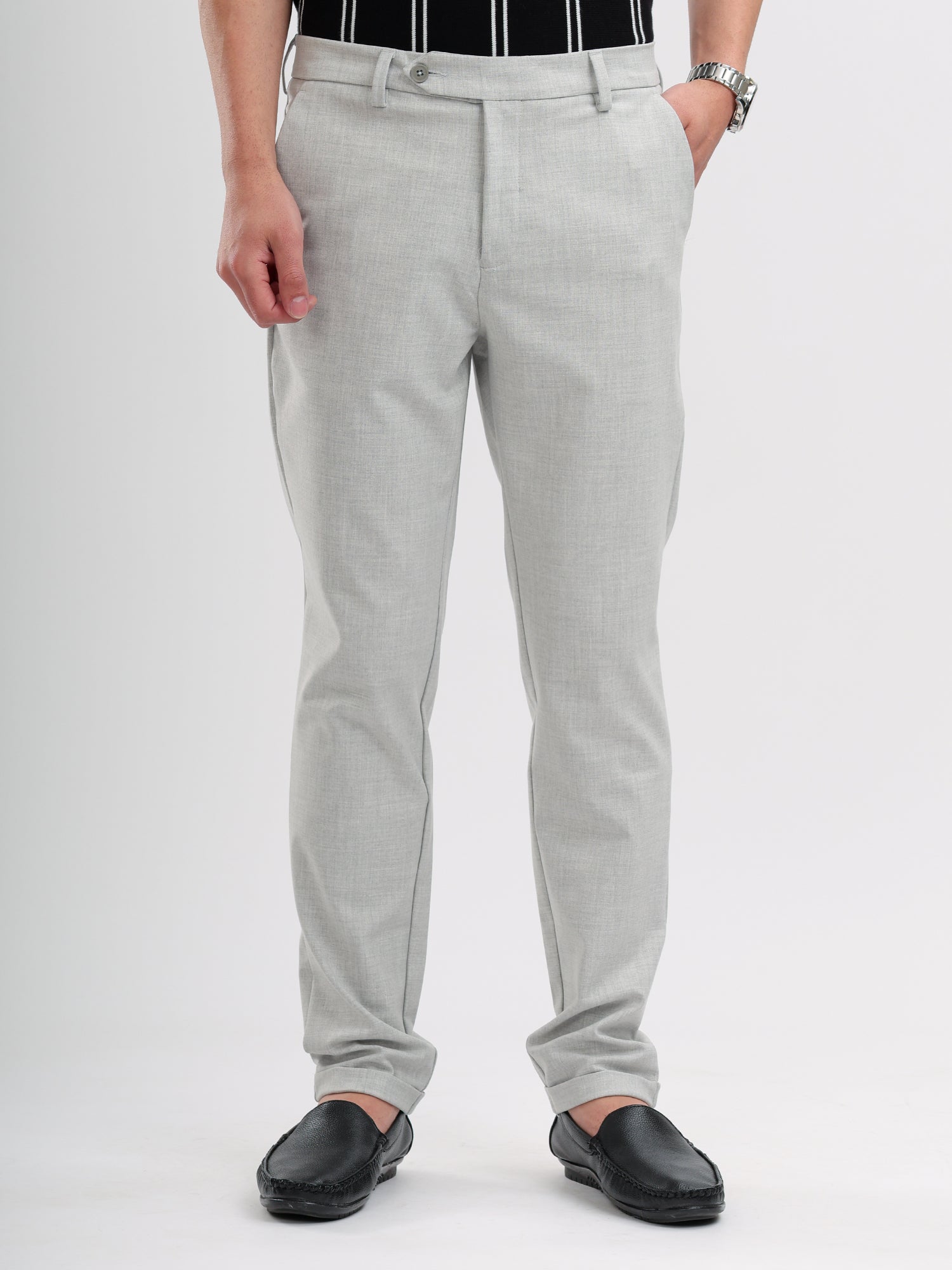 M Excess Slate Grey Tailored Trousers