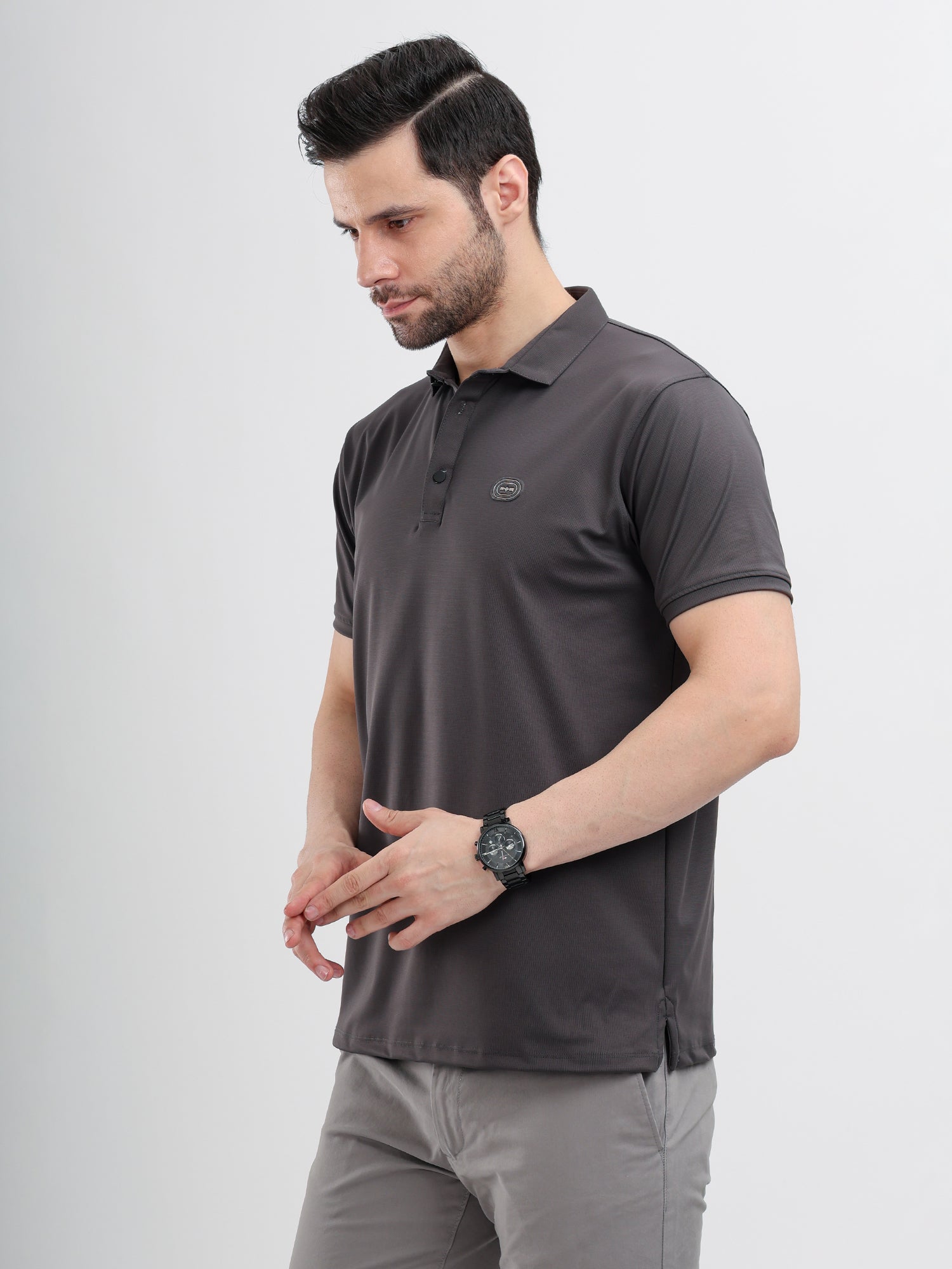 M Excess Dark Grey Classic Polo