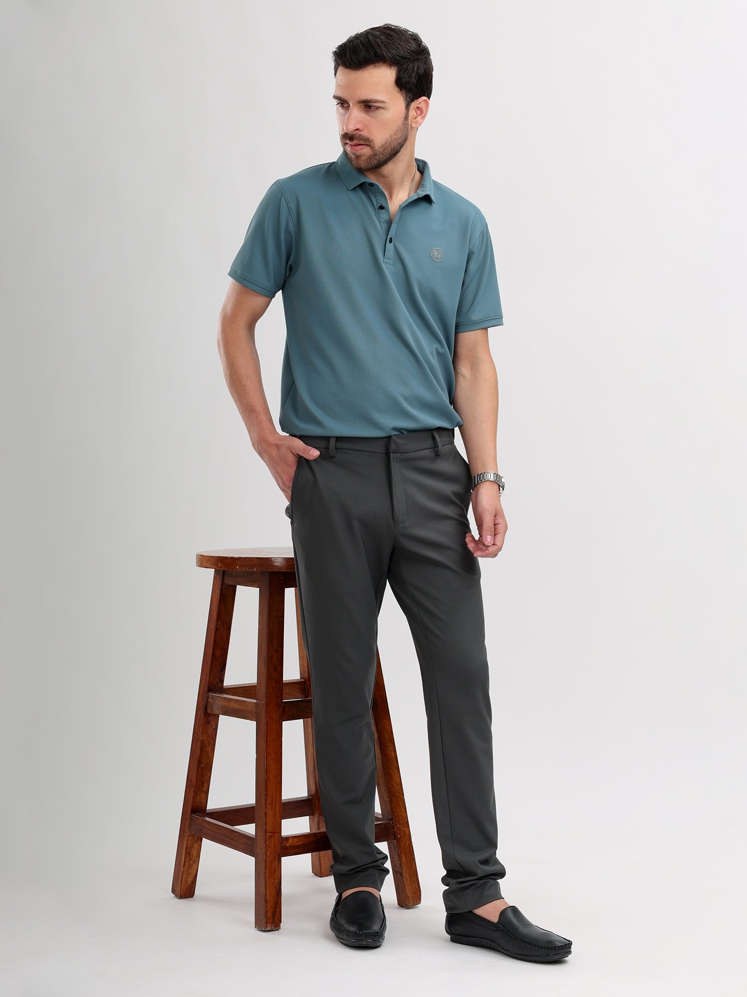 M Excess Dark Grey Travel Pants