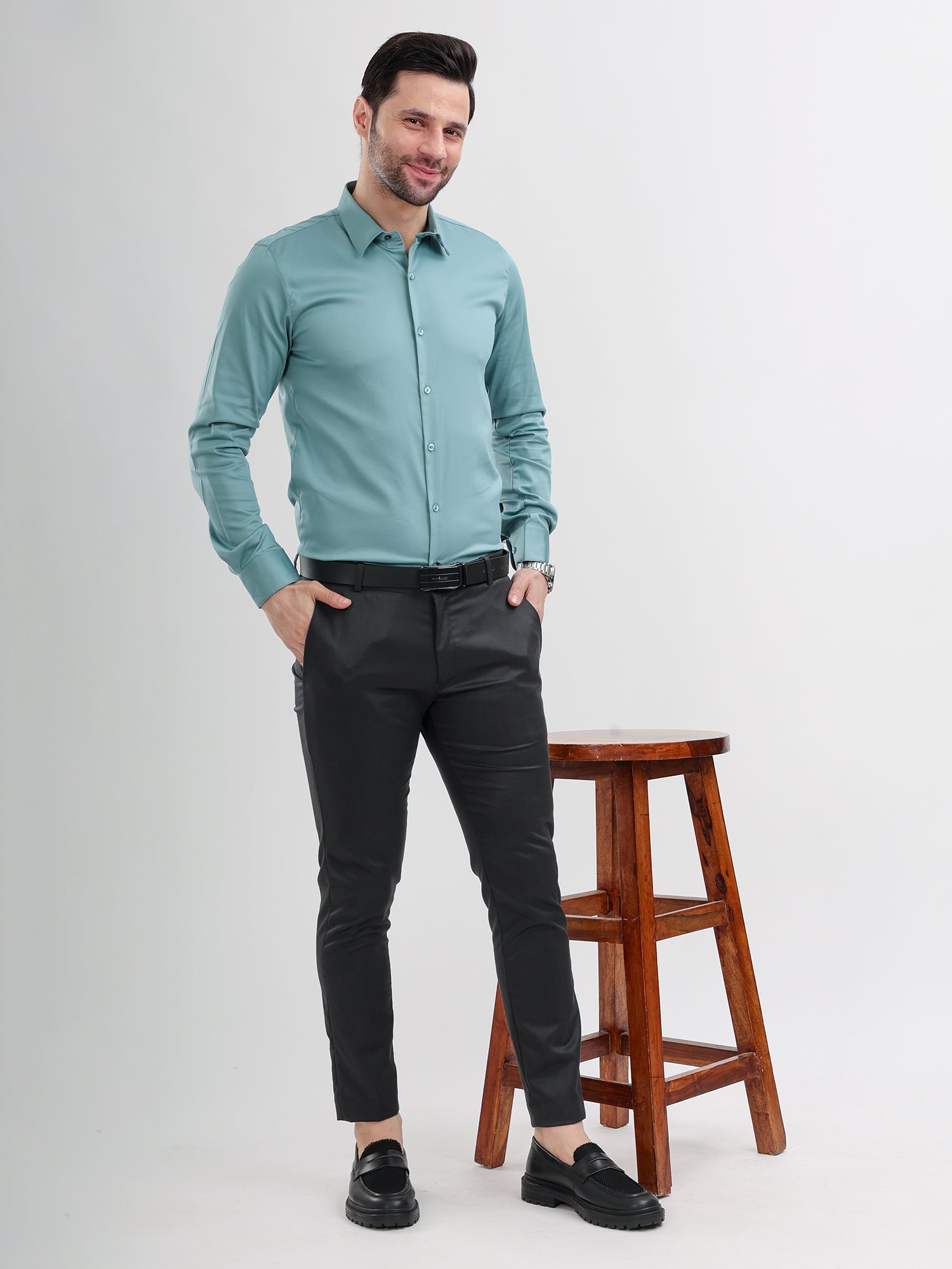 M Excess Turquoise Signature Shirt