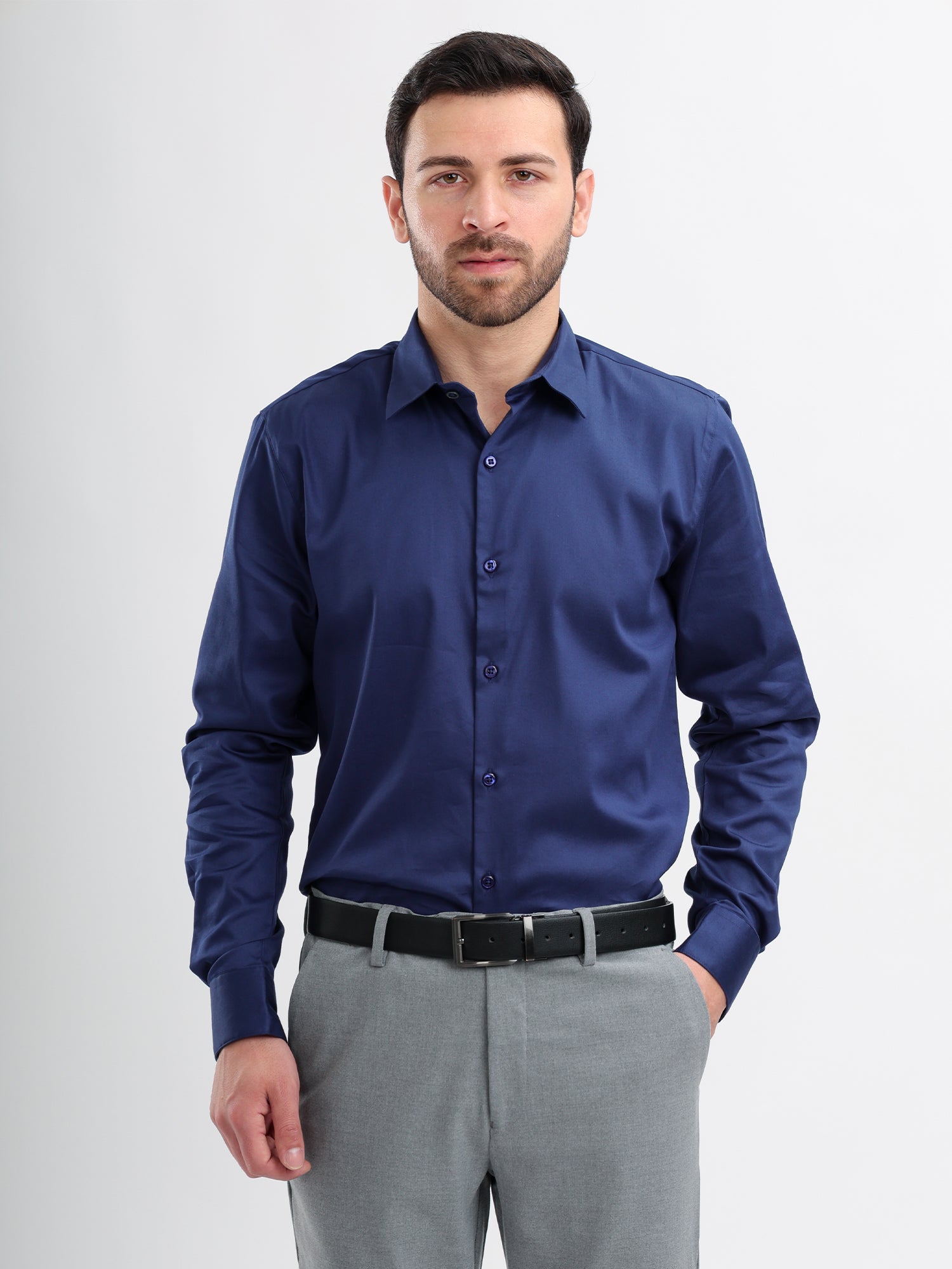 M Excess Midnight Blue Signature Shirt