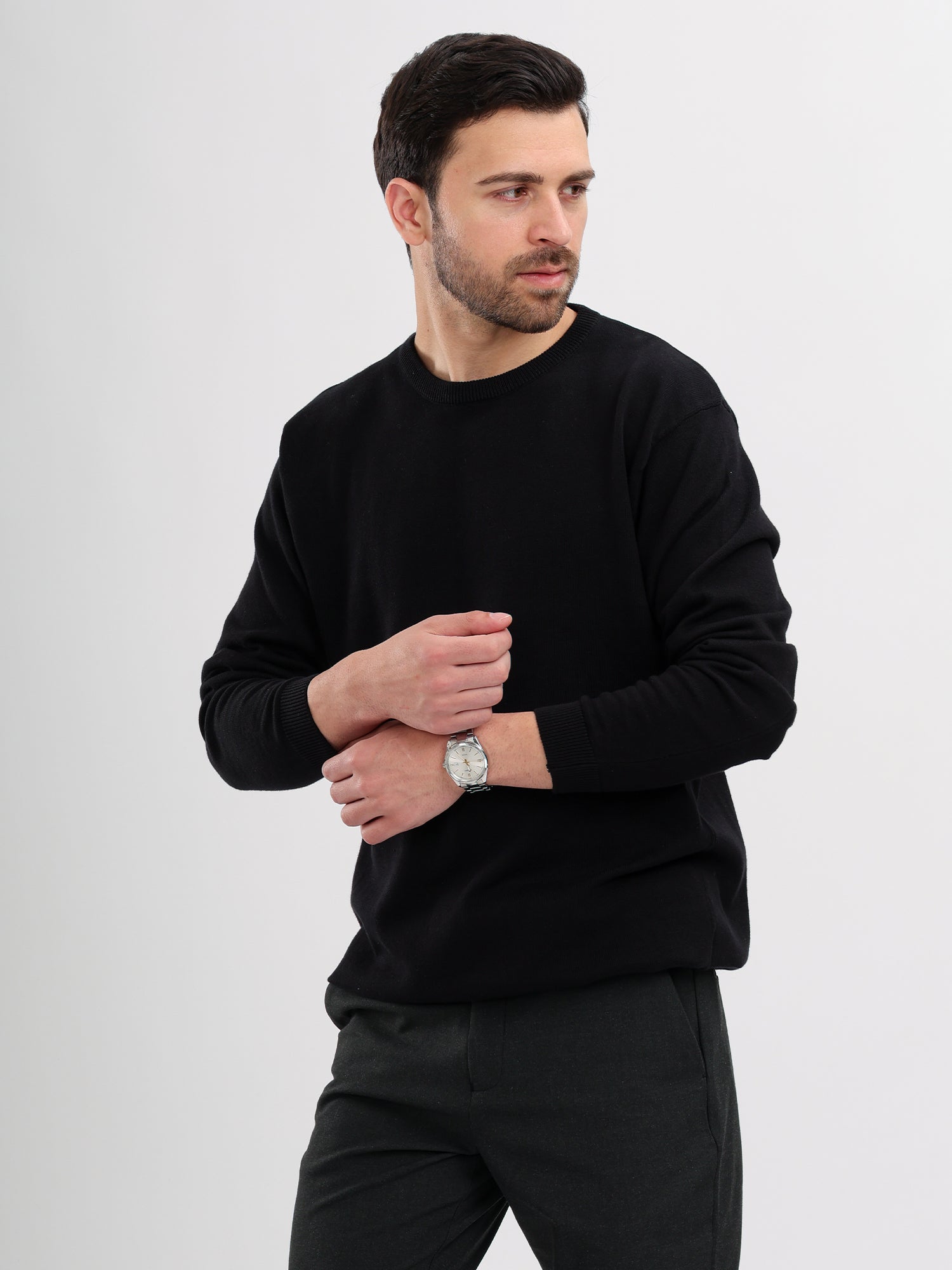 M Excess Black Sweater