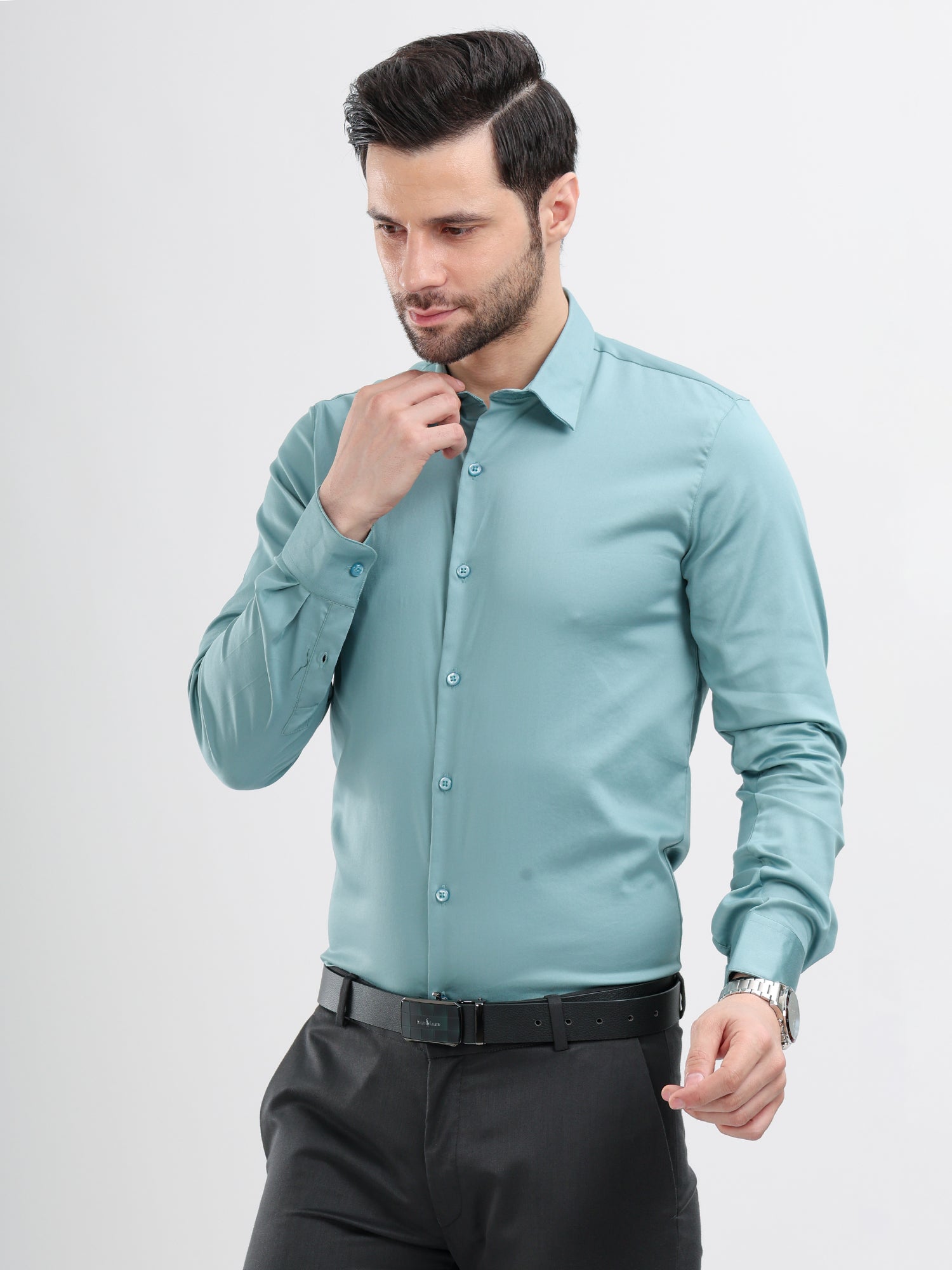 M Excess Turquoise Signature Shirt