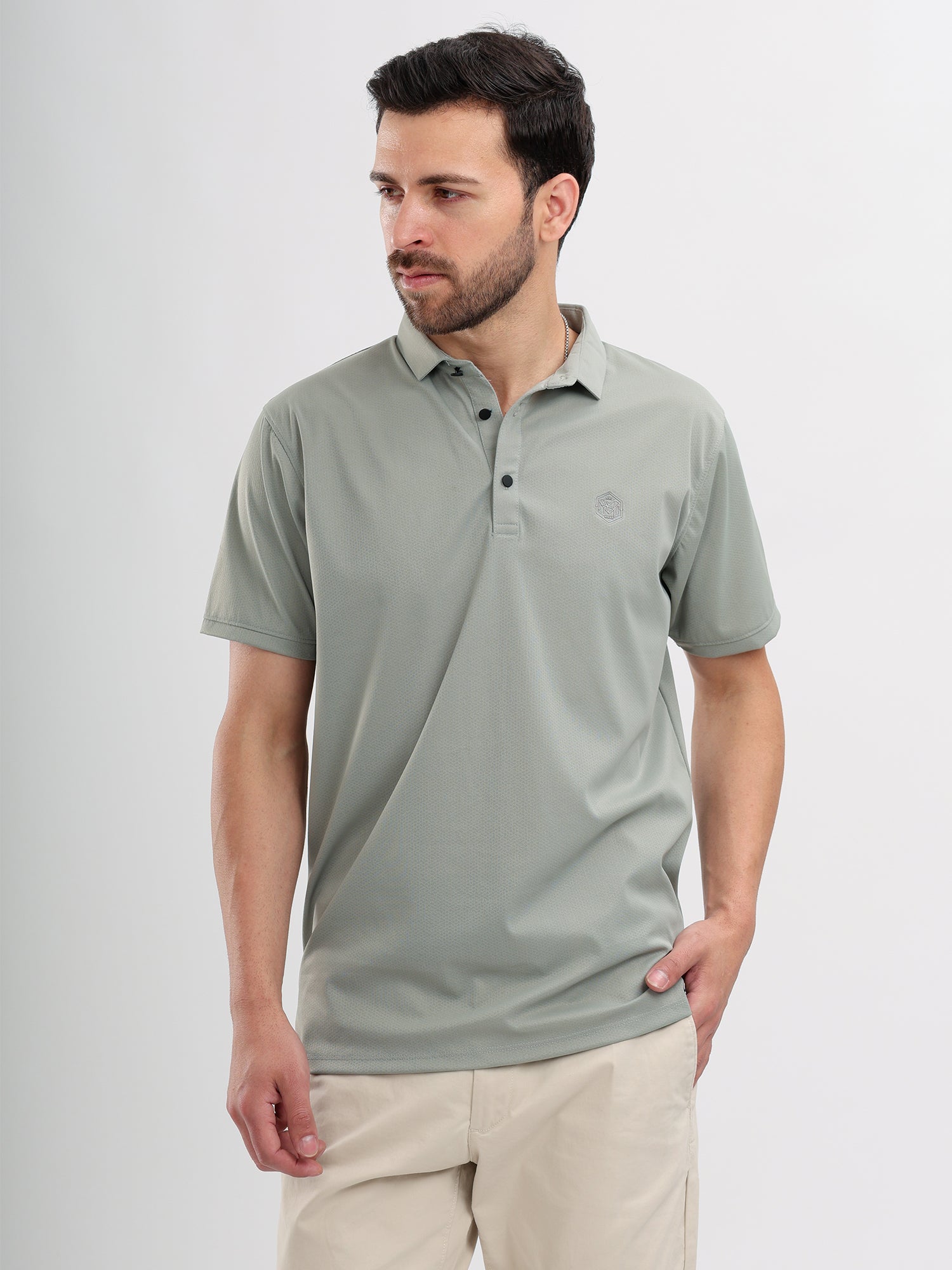 M Excess Sea Green Classic Polo