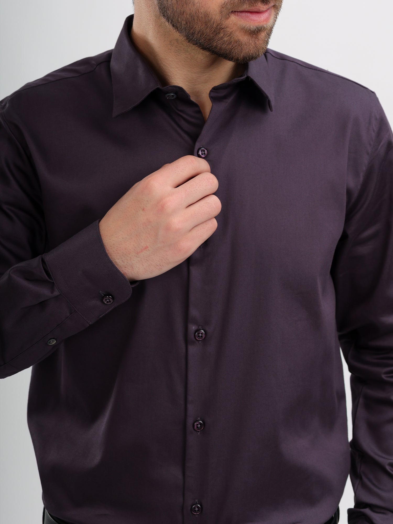 M Excess Dark Purple Signature Shirt