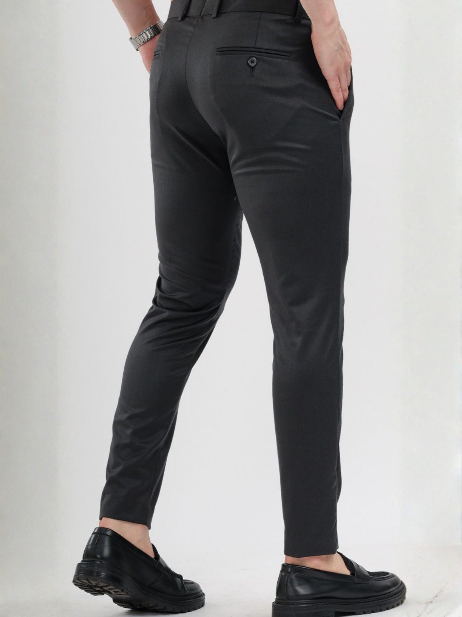 M Excess Slate Grey Everyday Formal Trousers
