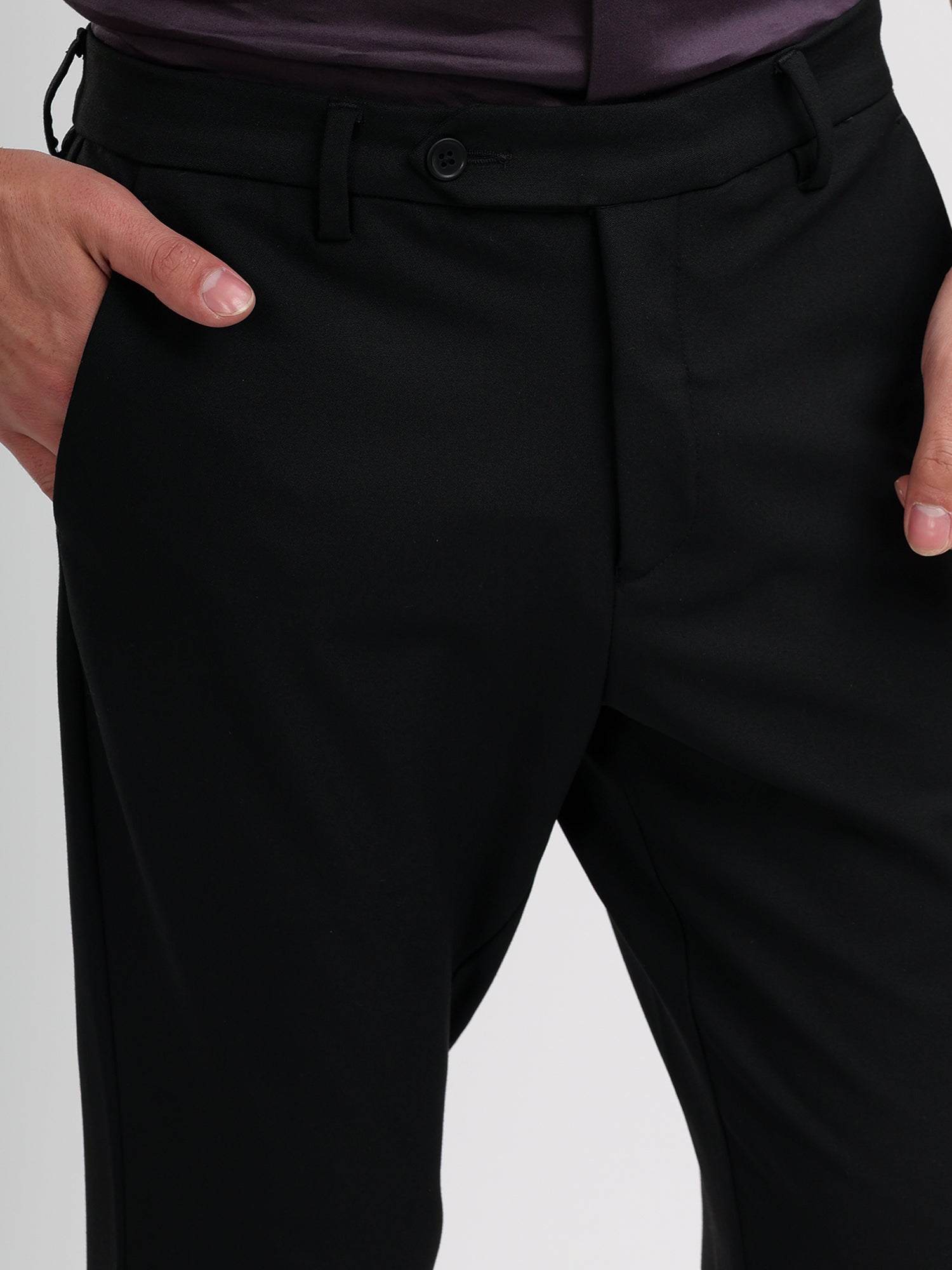 M Excess Black Tailored Trousers