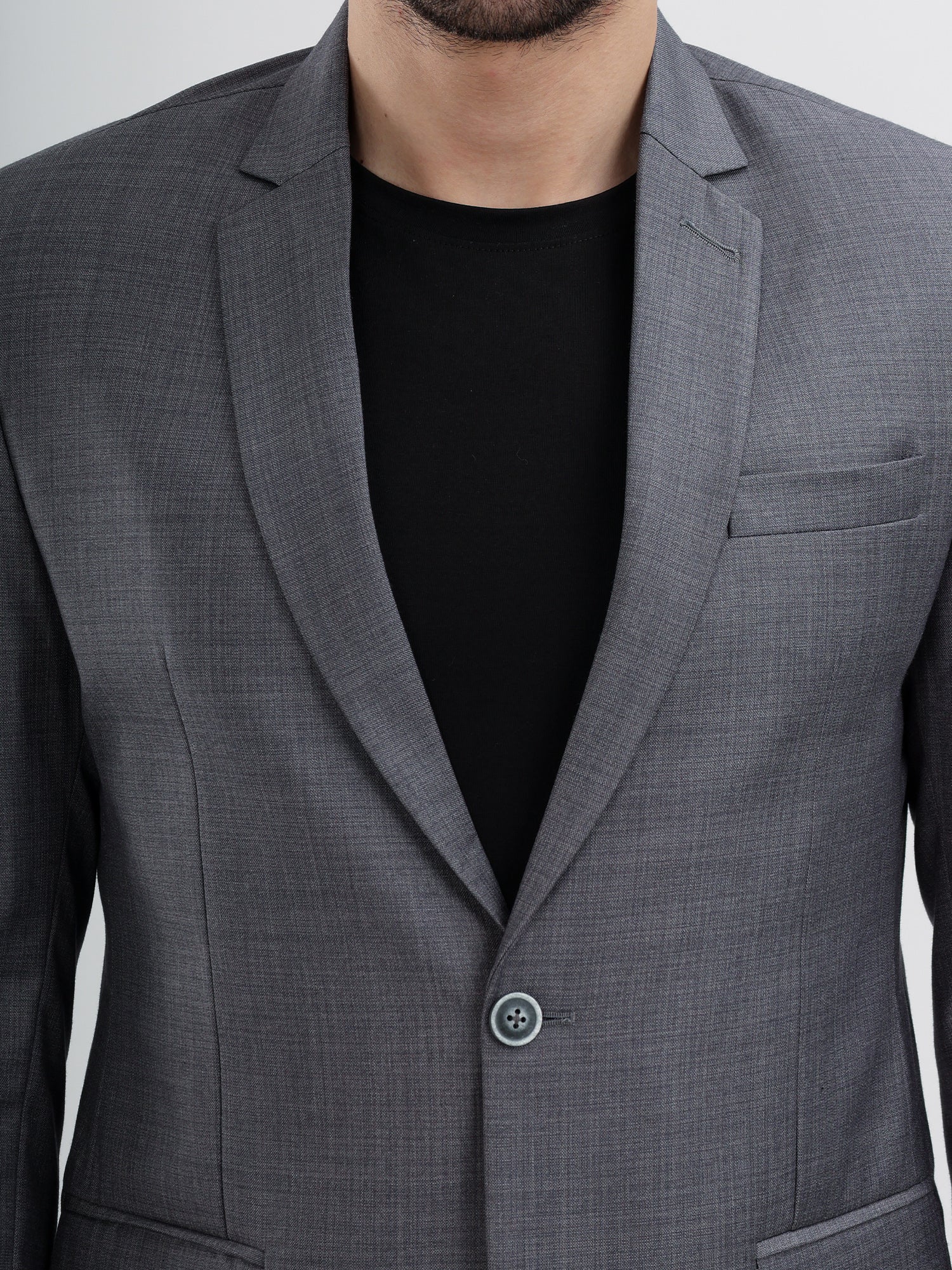 M Excess Grey Formal Blazer