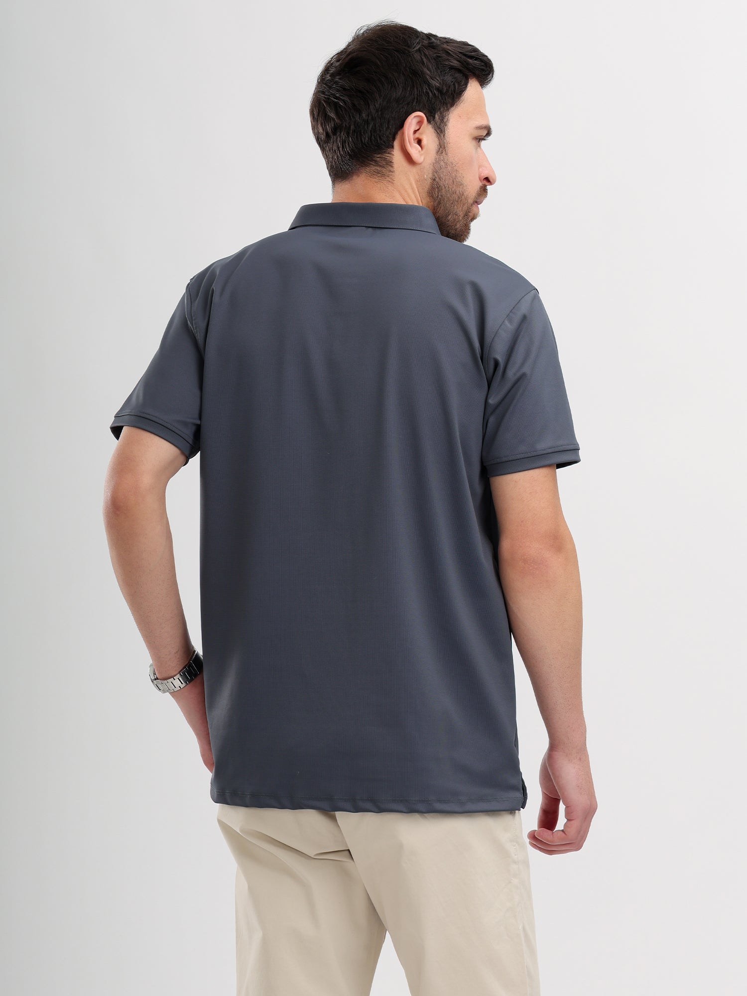 M Excess Stone Blue Classic Polo
