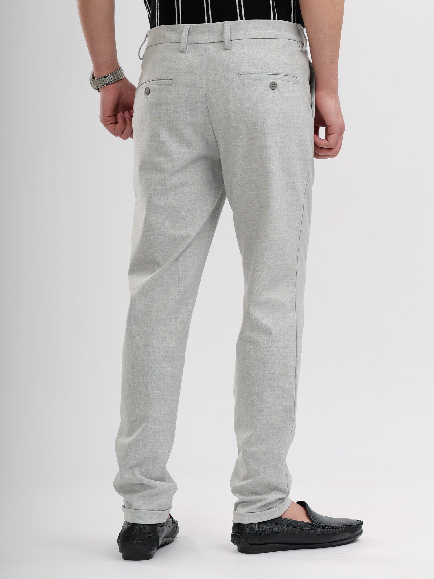 M Excess Slate Grey Tailored Trousers