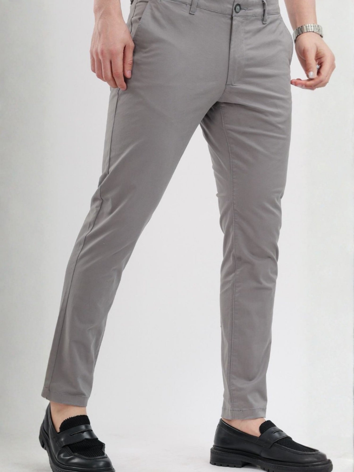 M Excess Grey All Day Chinos