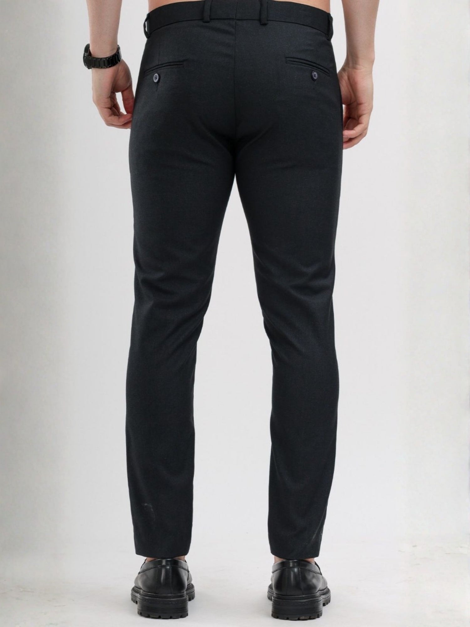 M Excess Grey Everyday Formal Trousers