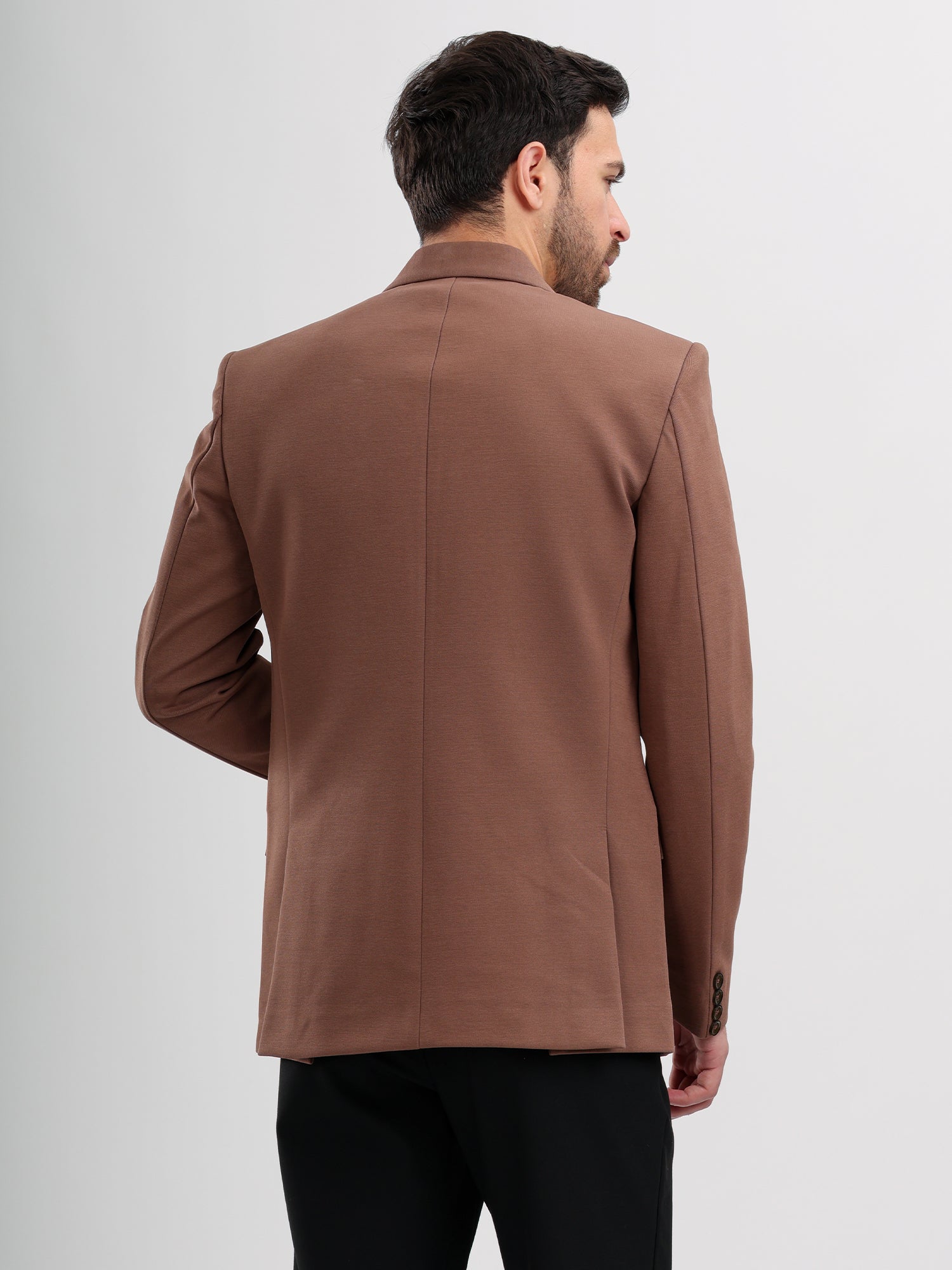 M Excess Brown Casual Blazer