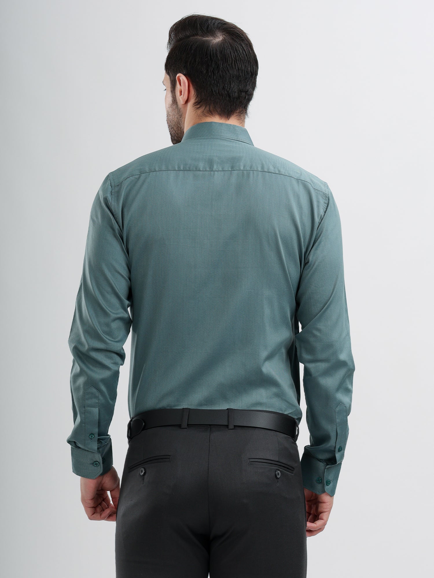 M Excess Solid Sea Foam Dress Shirt