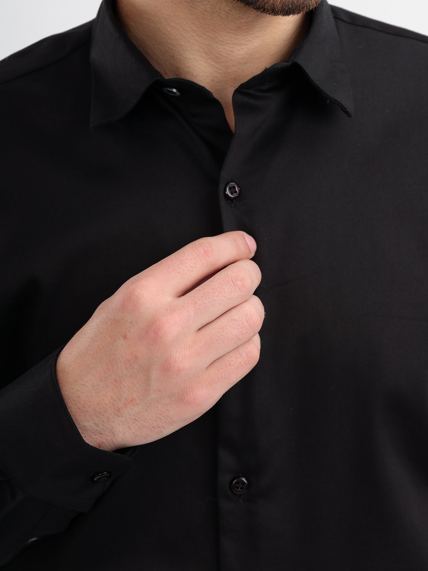 M Excess Black Signature Shirt