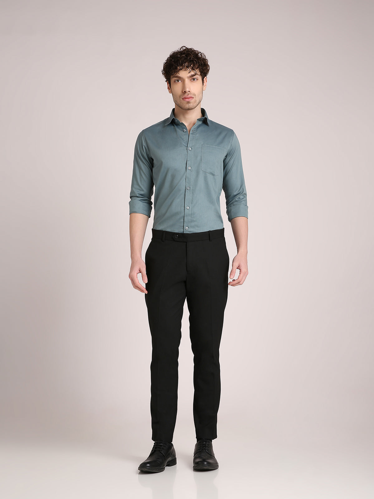 M Excess Black Everyday Formal Trousers