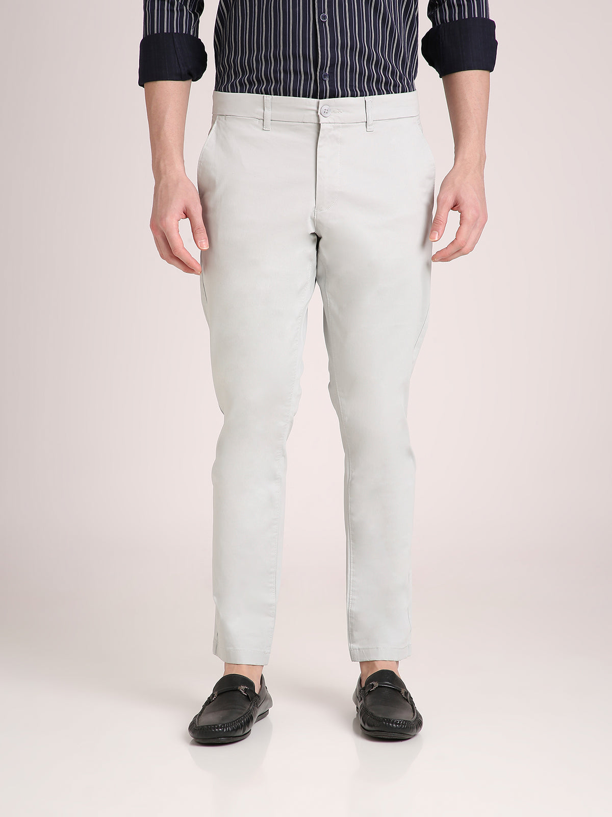 M Excess Light Grey All Day Chinos