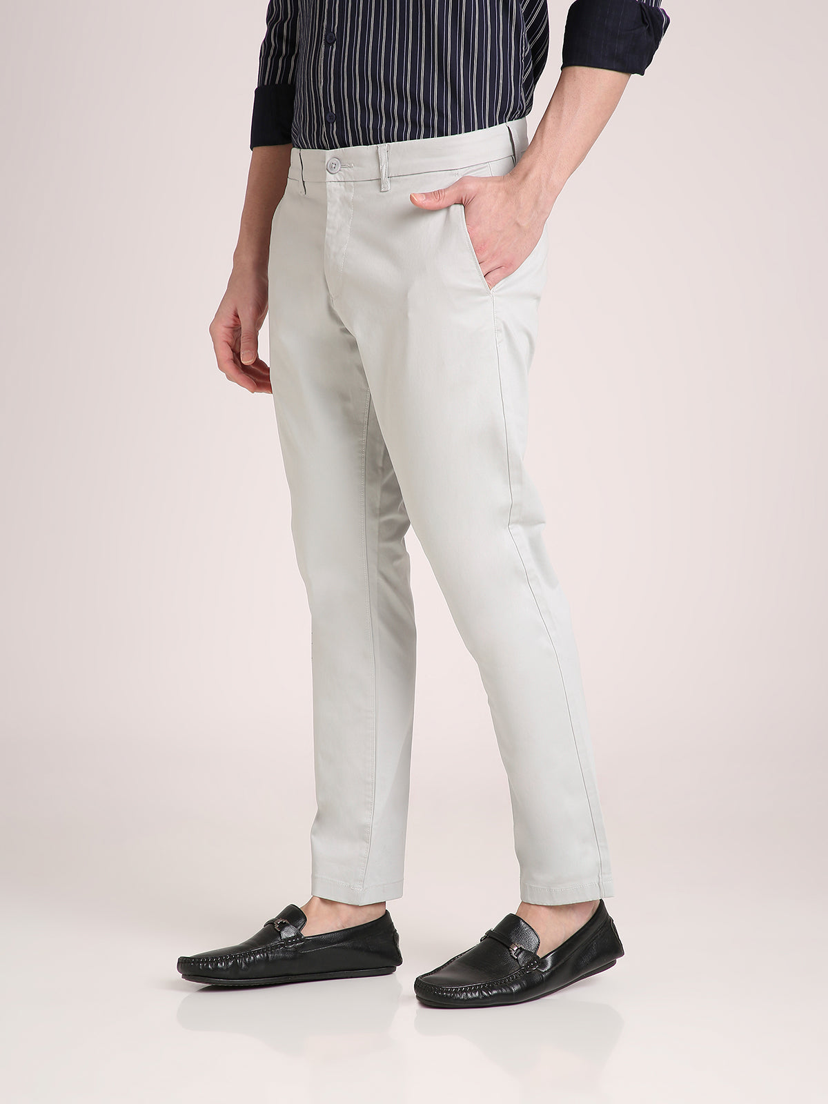 M Excess Light Grey All Day Chinos