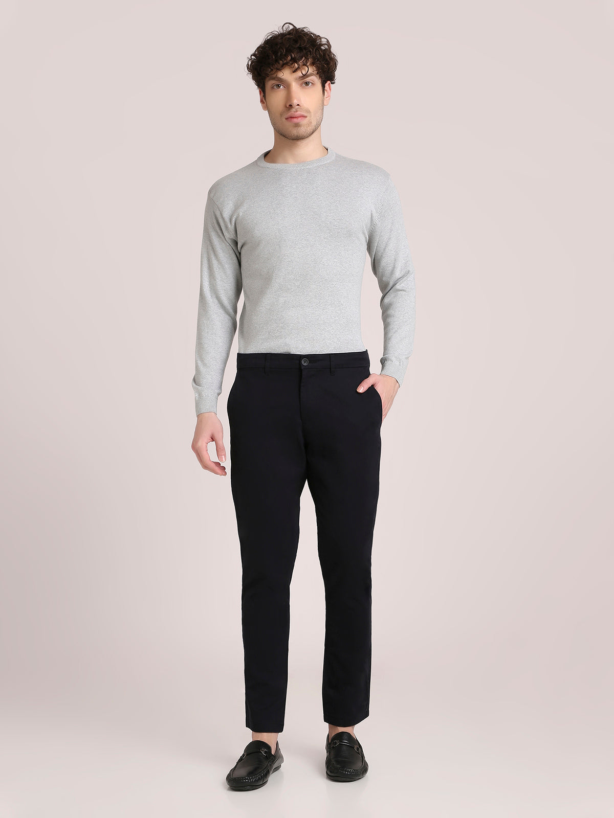 M Excess Black All Day Chinos