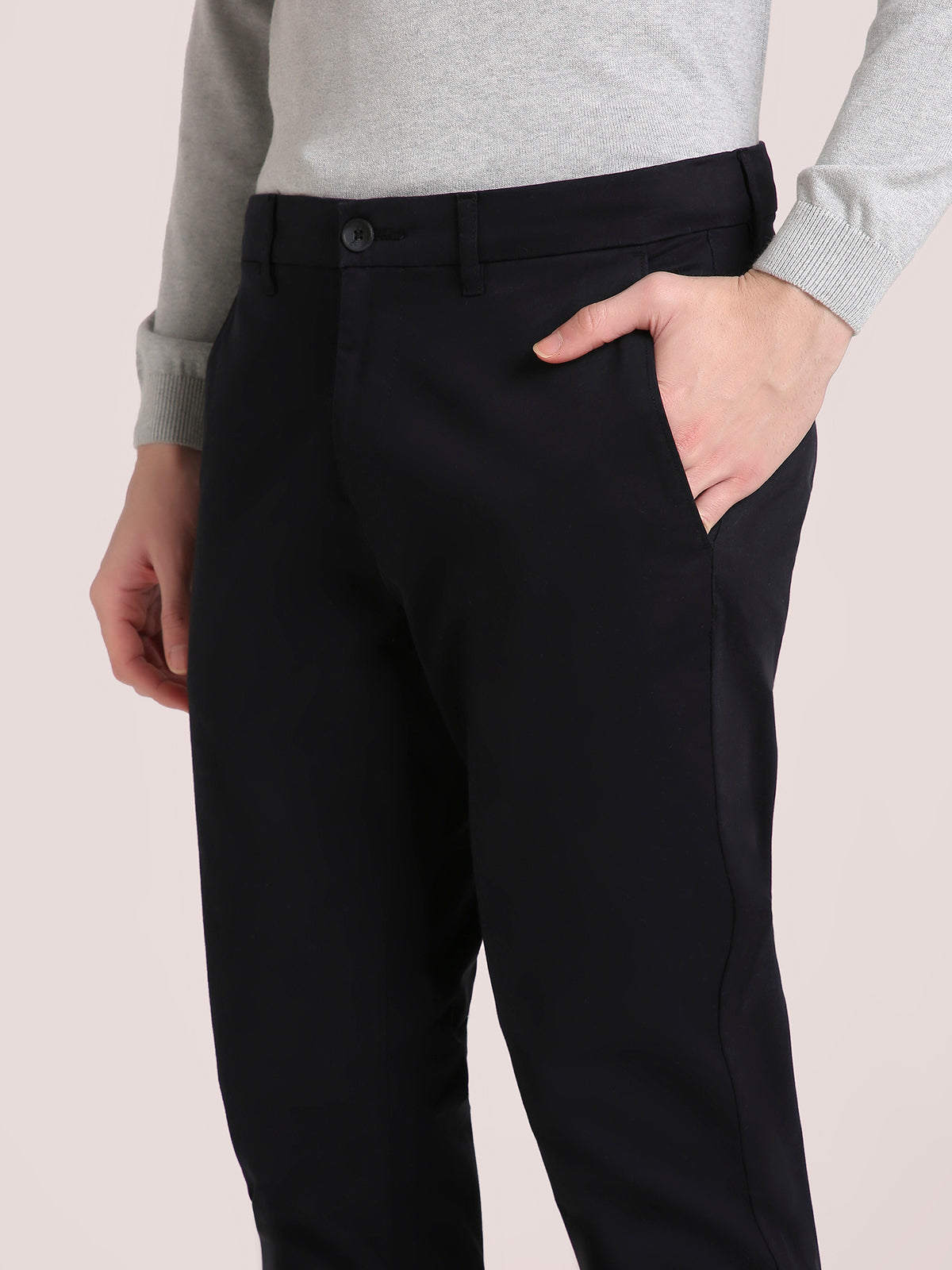 M Excess Black All Day Chinos