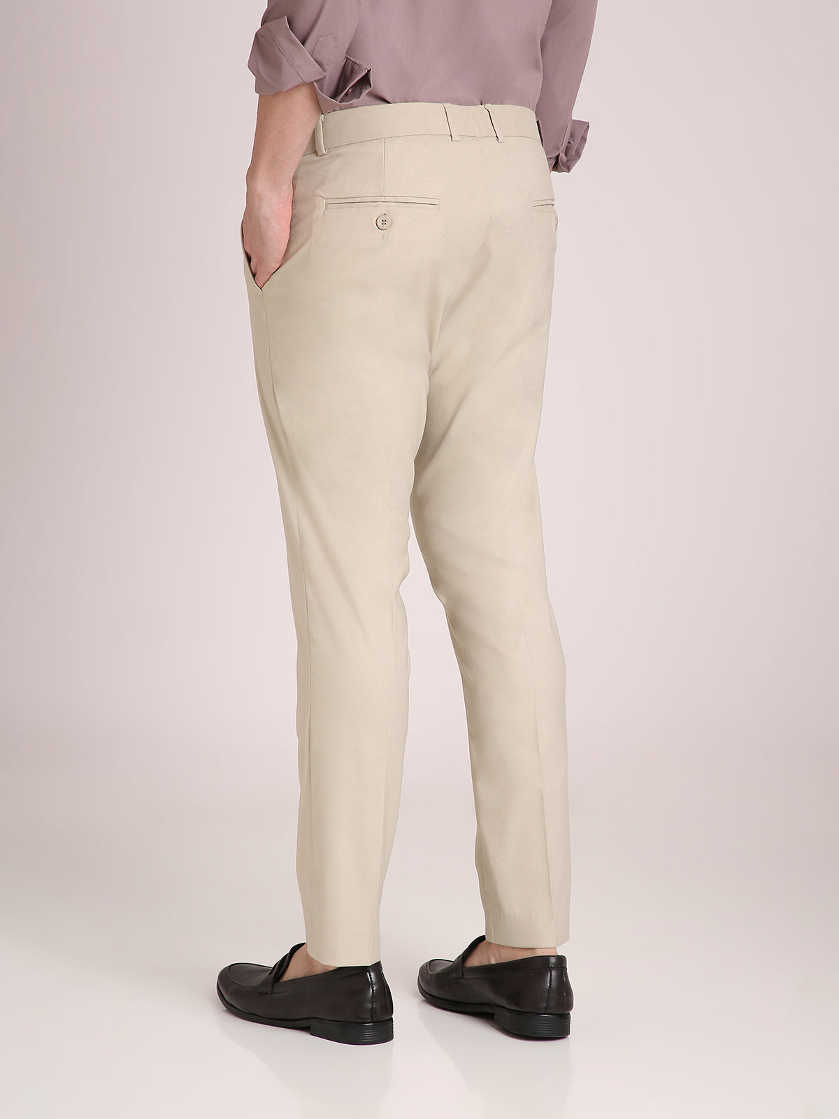 M Excess Khaki Everyday Formal Trousers