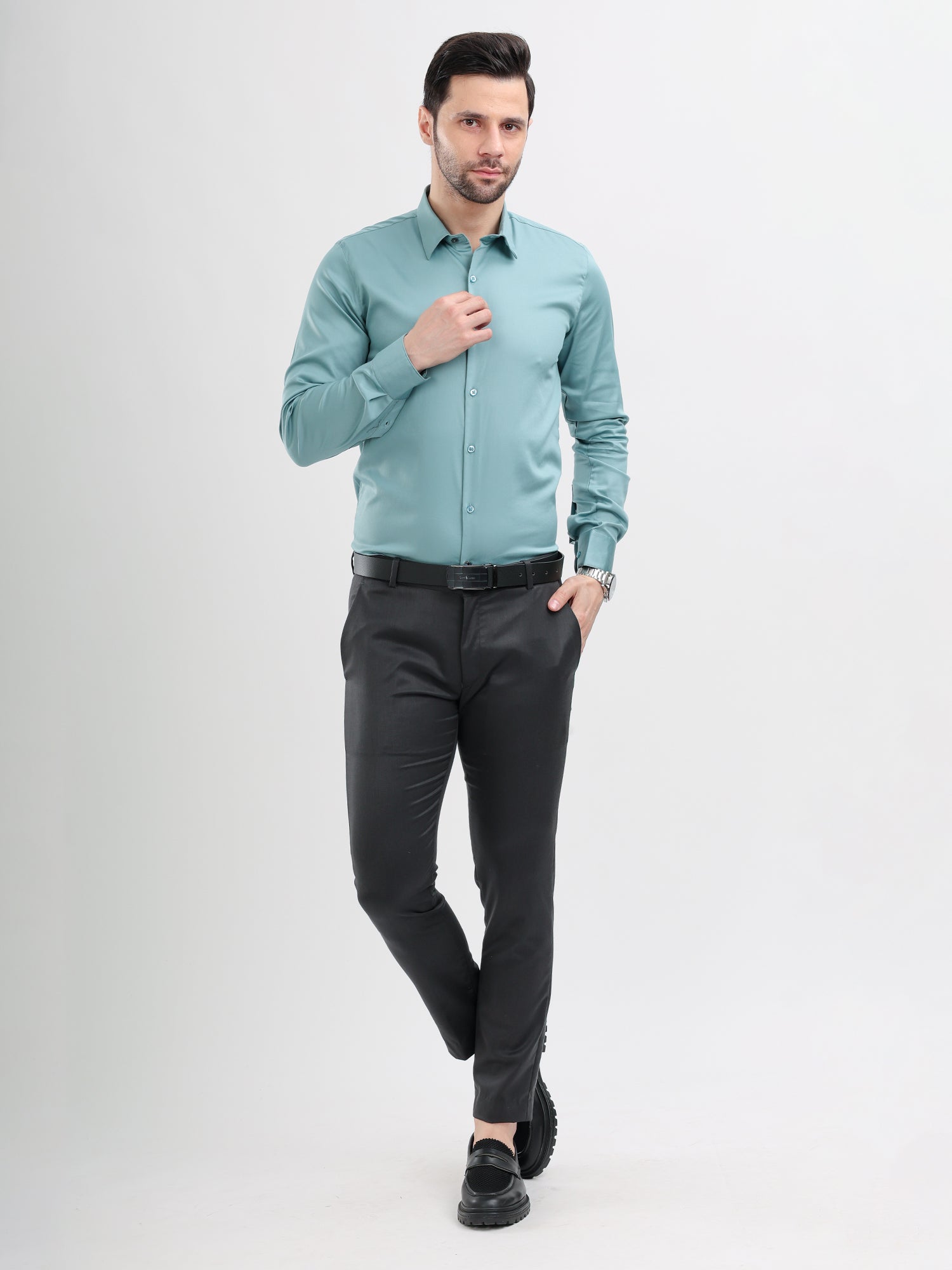 M Excess Turquoise Signature Shirt