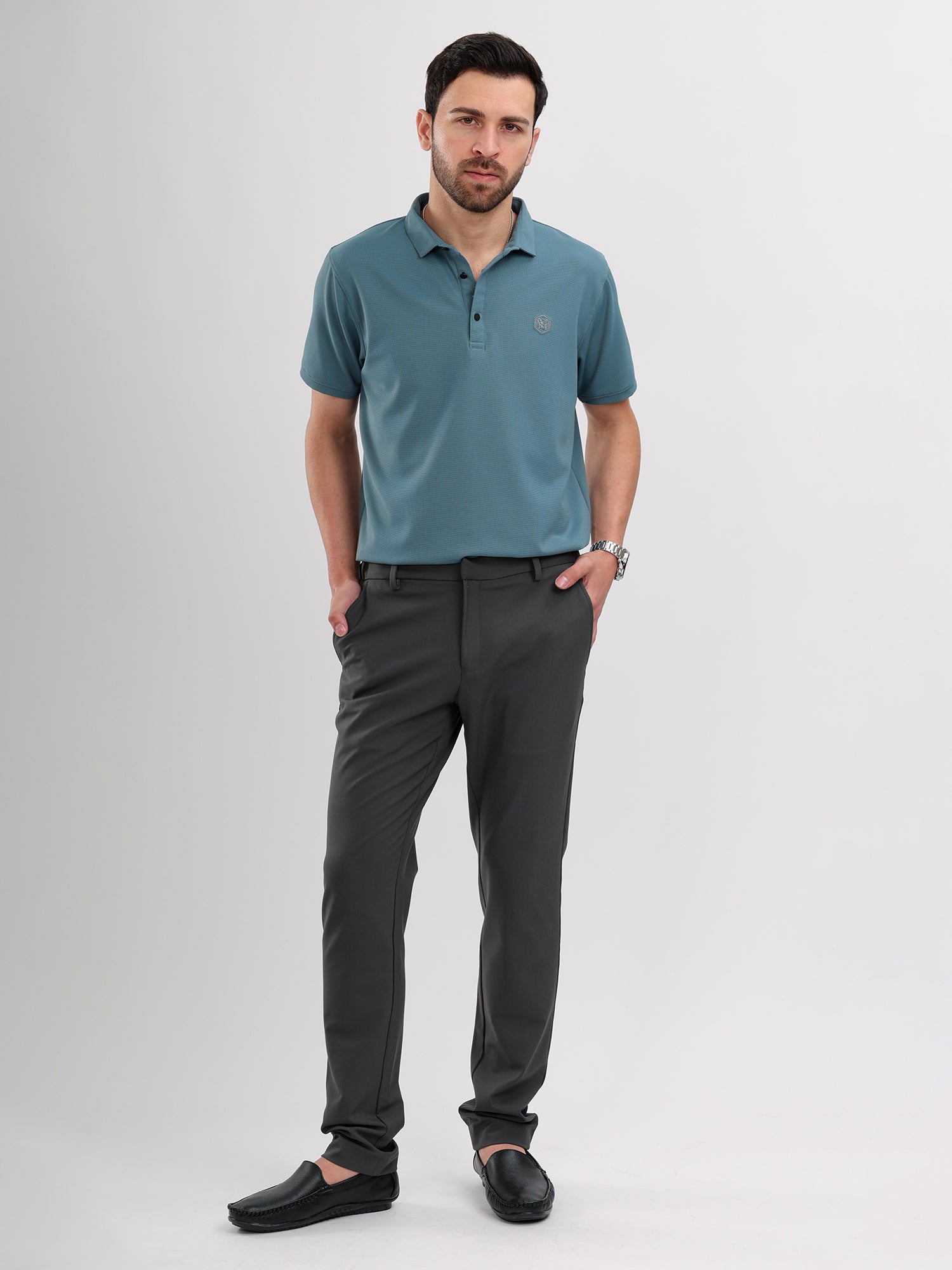 M Excess Teal Classic Polo