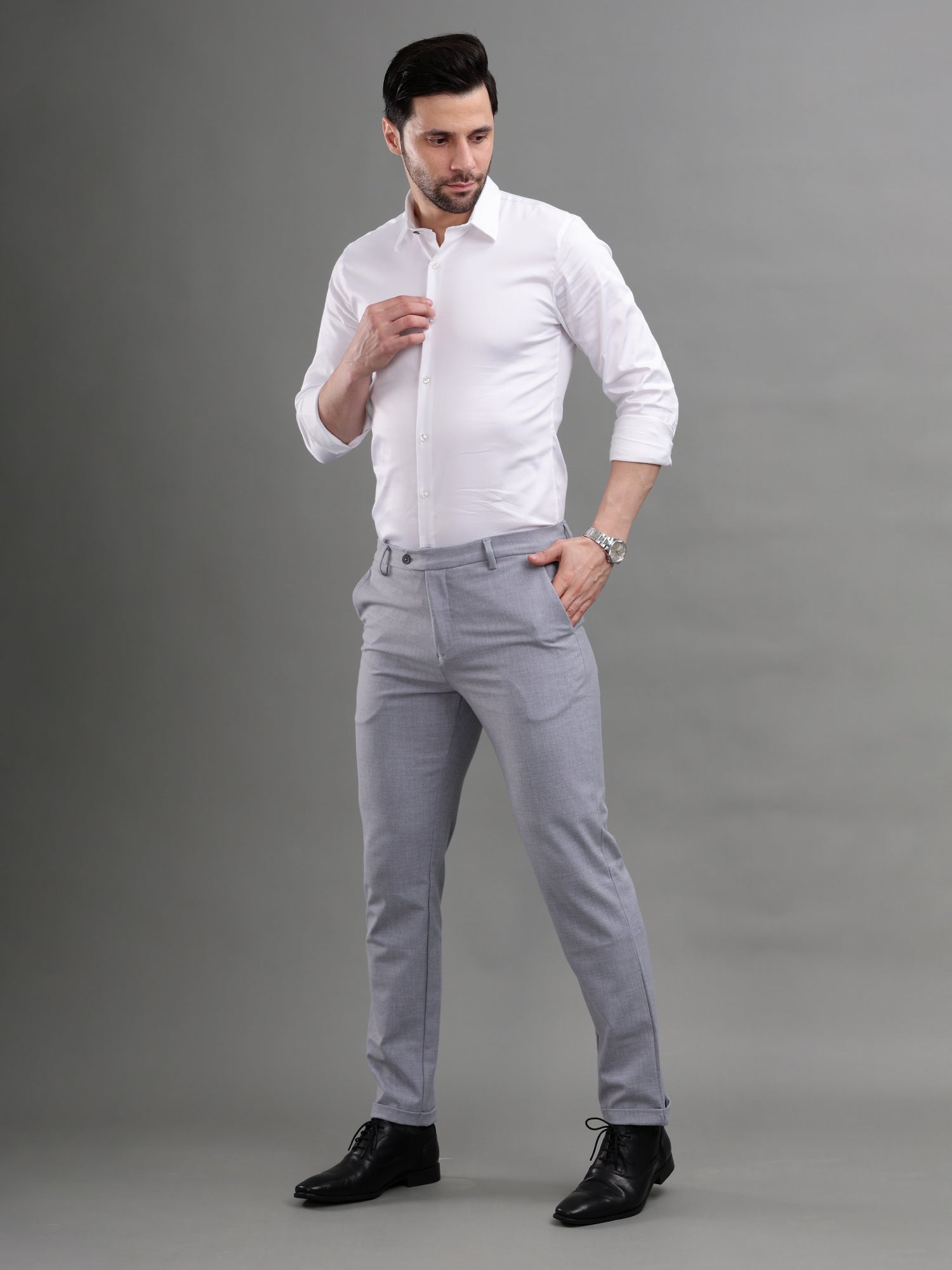 M Excess White Signature Shirt