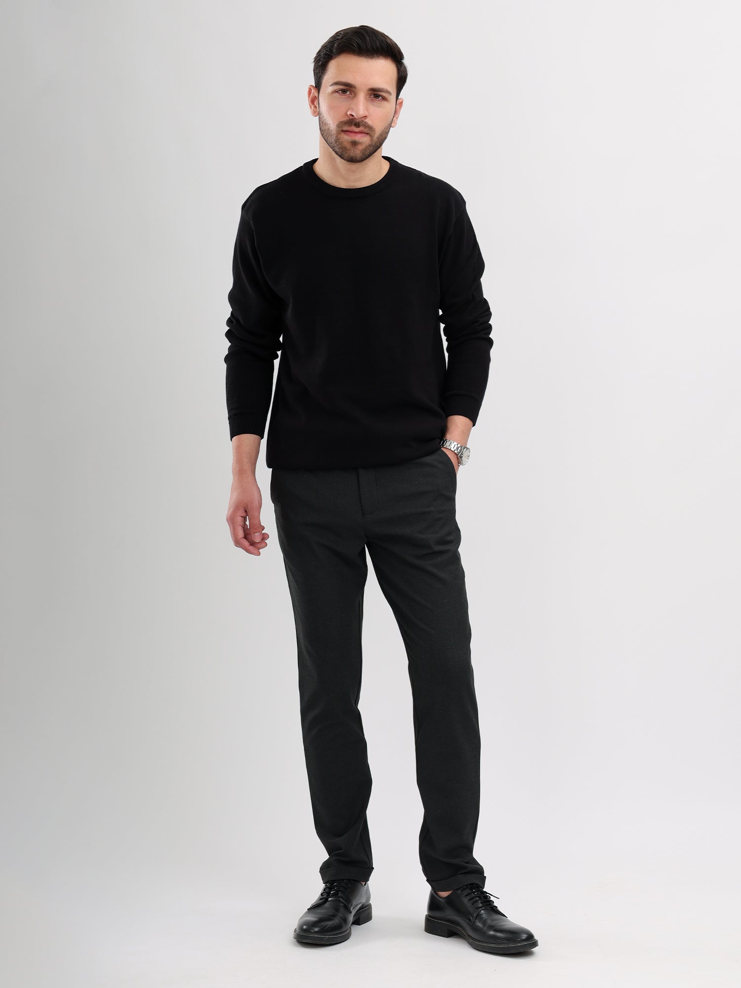 M Excess Black Sweater