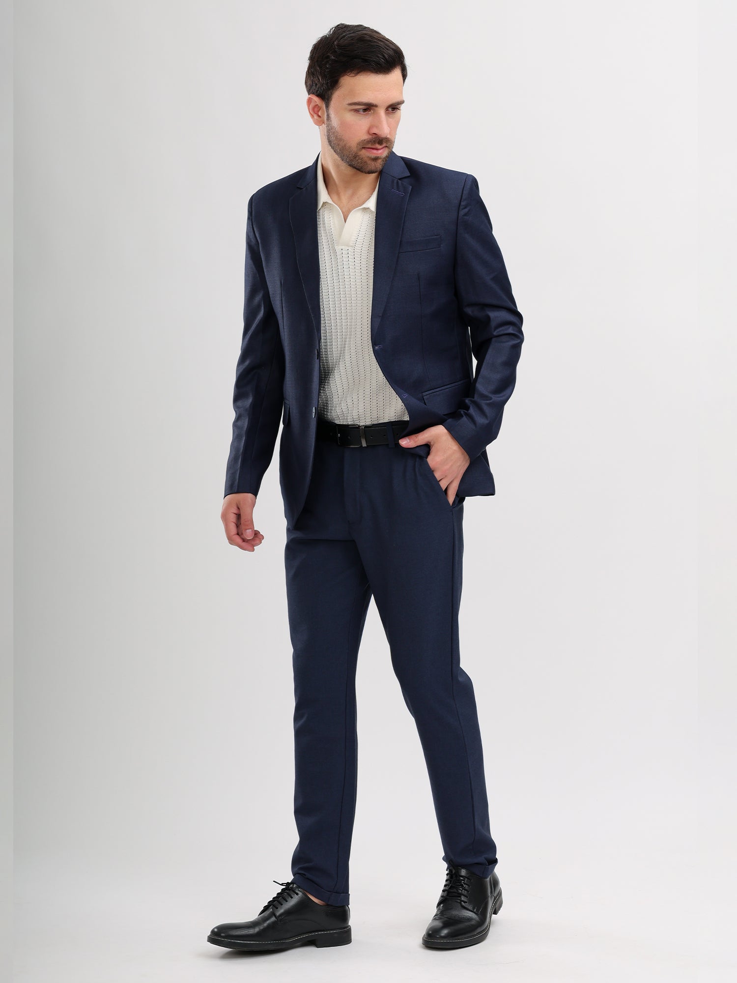 M Excess Navy Blue Formal Blazer