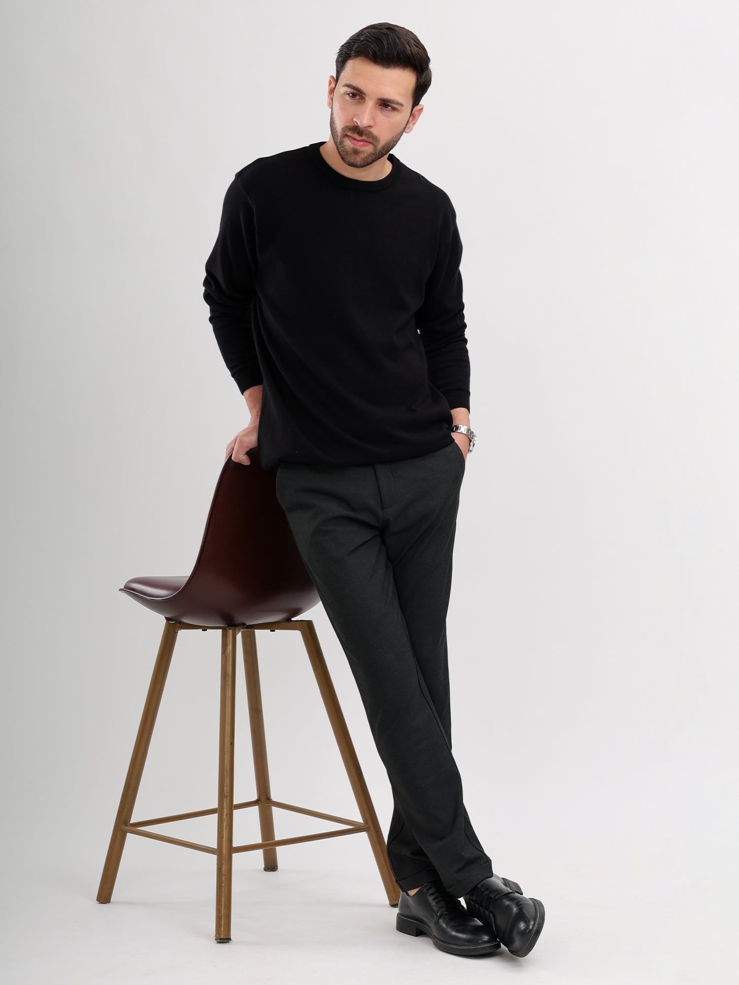 M Excess Black Sweater