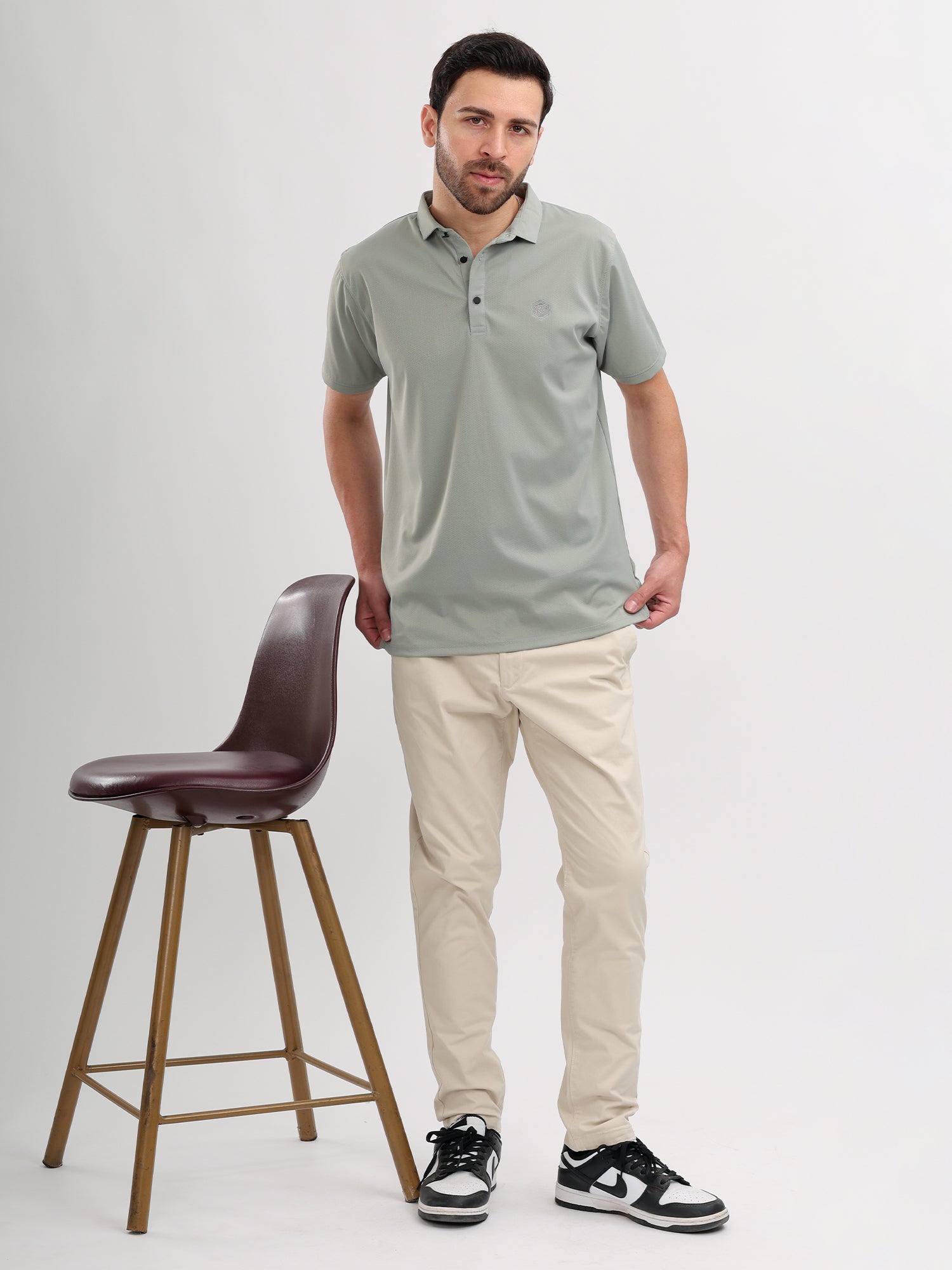 M Excess Sea Green Classic Polo