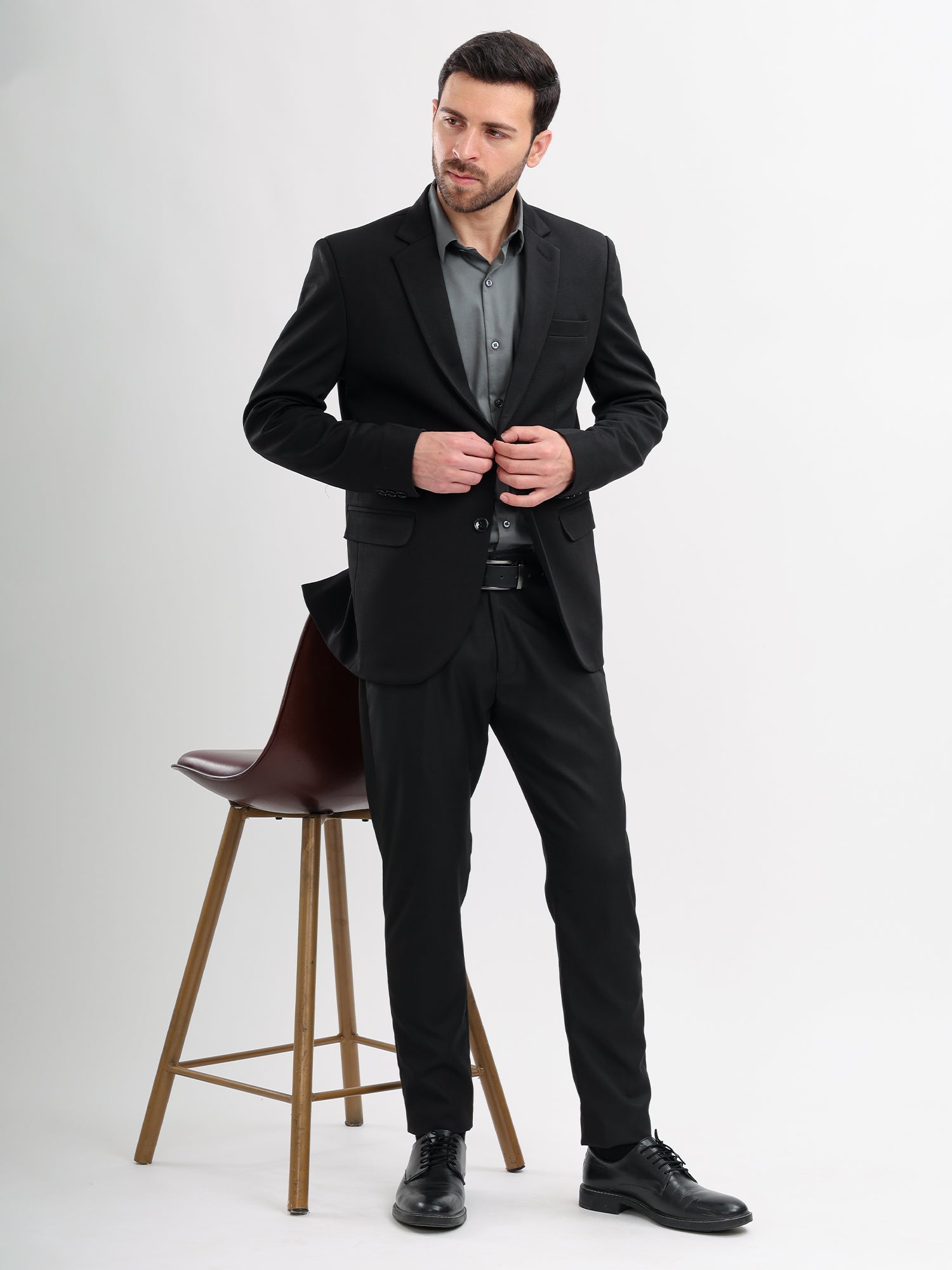 M Excess Black Formal Blazer