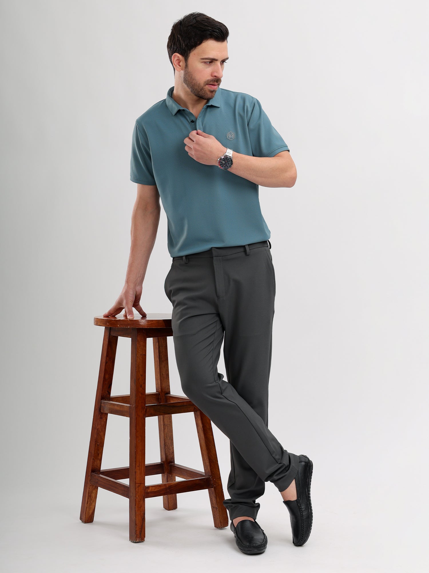 M Excess Teal Classic Polo