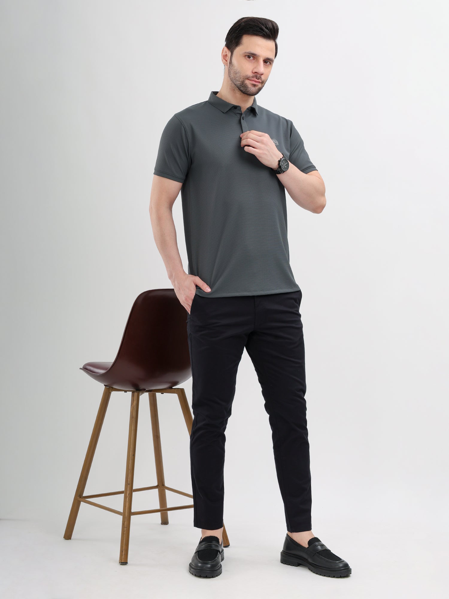 M Excess Dark Green Classic Polo